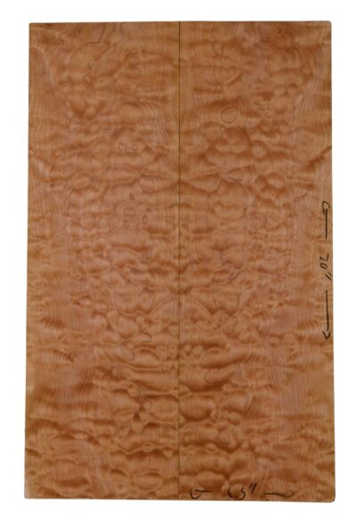 Maple (Big Leaf) GuitarSolidBodyTopATC L023944.G.008