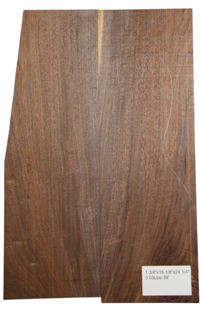 Walnut (Black) GuitarSolidBodyBilletATC L026337.G.005