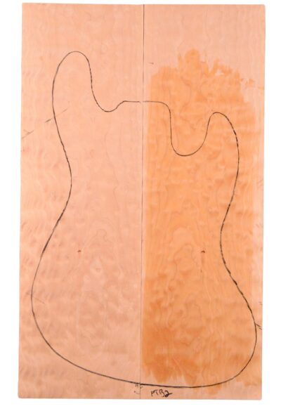 Maple (Big Leaf) GuitarSolidBodyTopATC M2843.G.058
