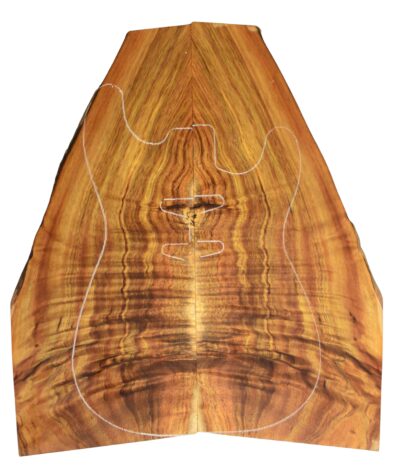 Koa GuitarSolidBodyTopATC L026347.G.045
