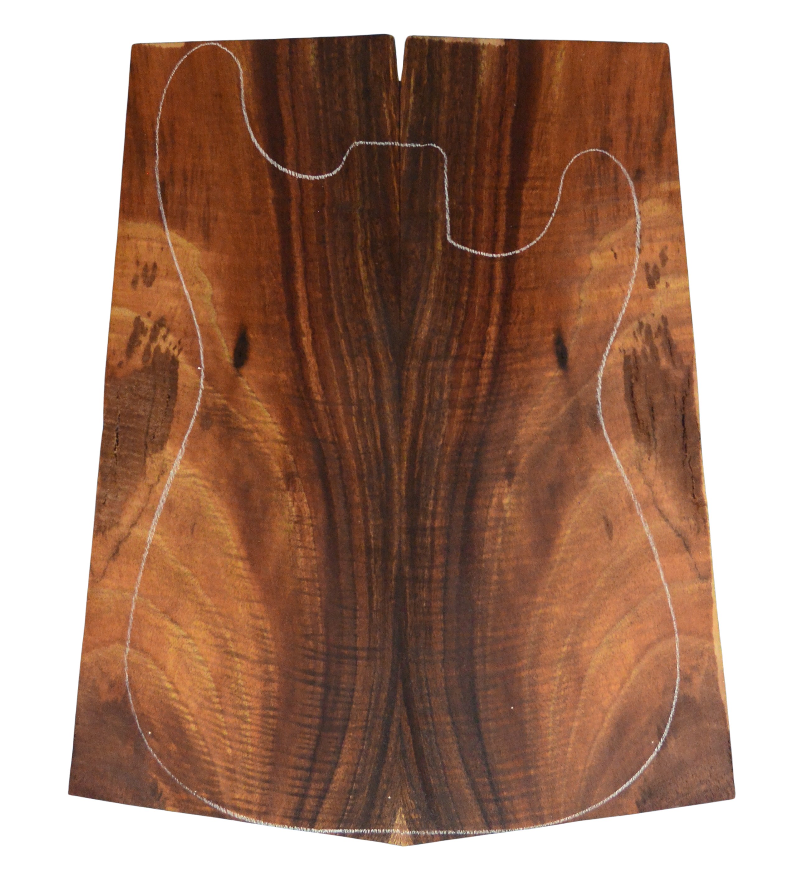 Koa GuitarSolidBodyTopATC L026347.G.073