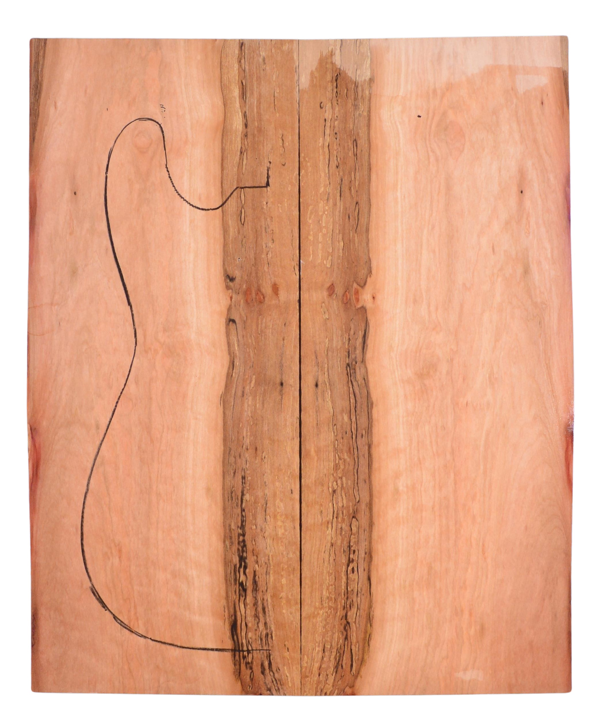 Myrtle (Tasmanian) GuitarSolidBodyTopATC L20168.G.017