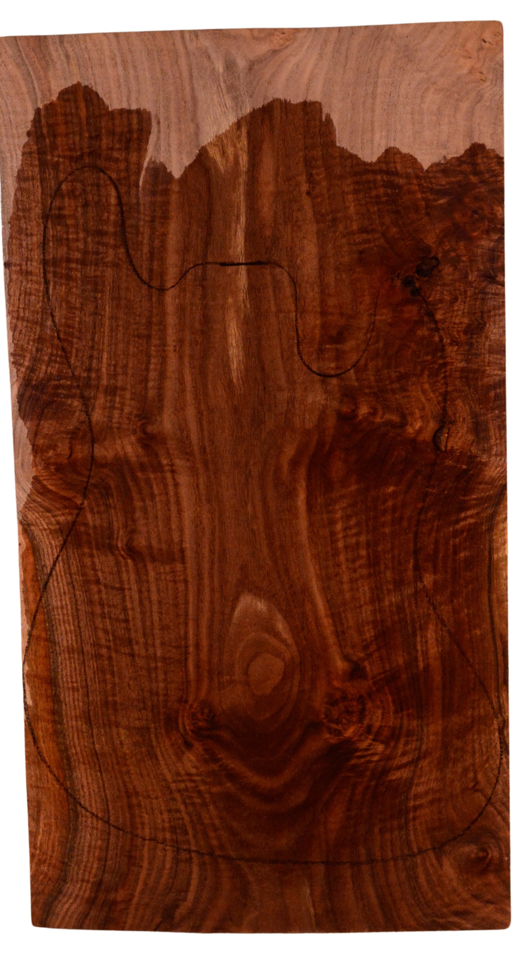Walnut (Claro) GuitarSolidBodyTopATC 15492.G.001