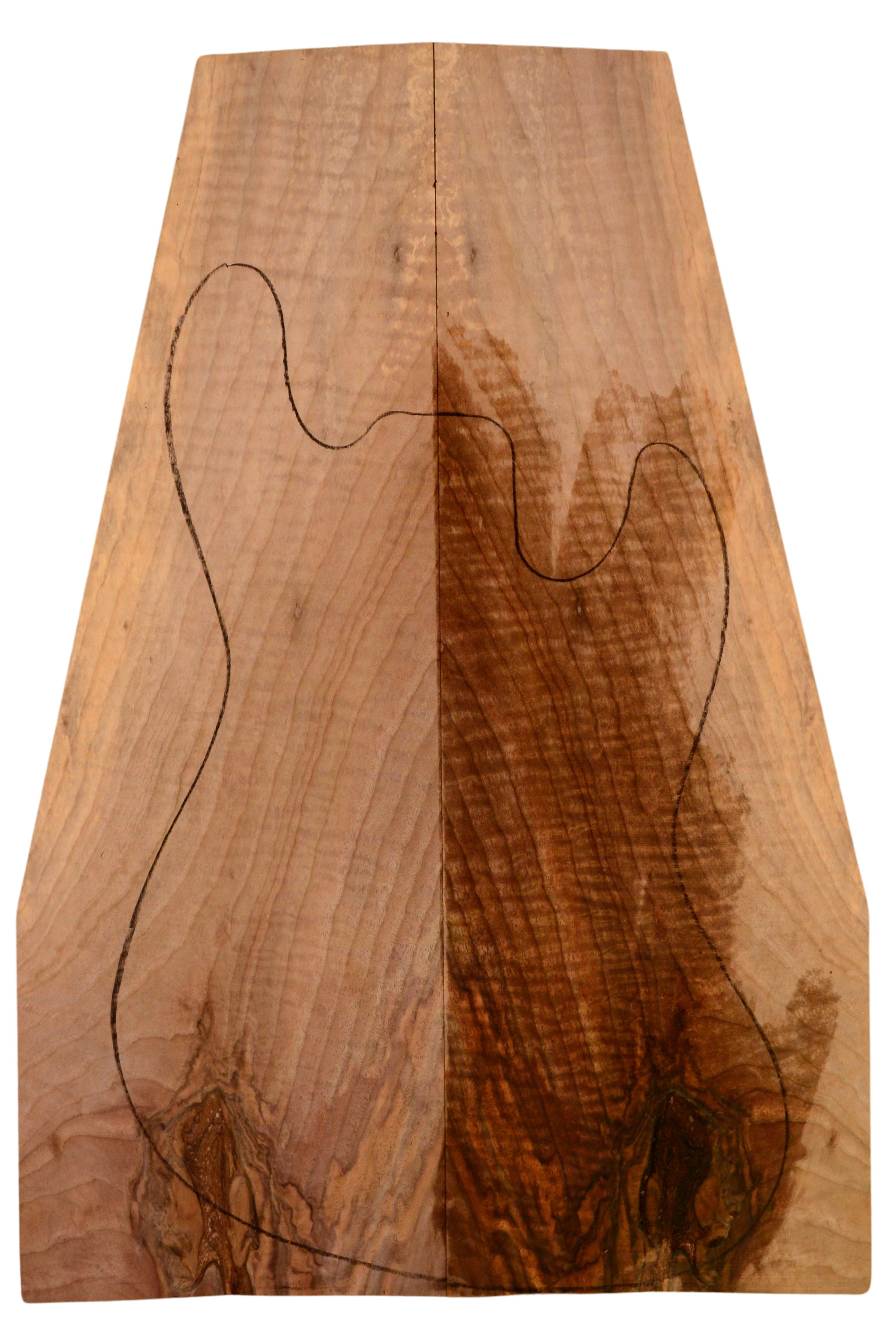 Walnut (Claro) GuitarSolidBodyTopATC 15492.G.040