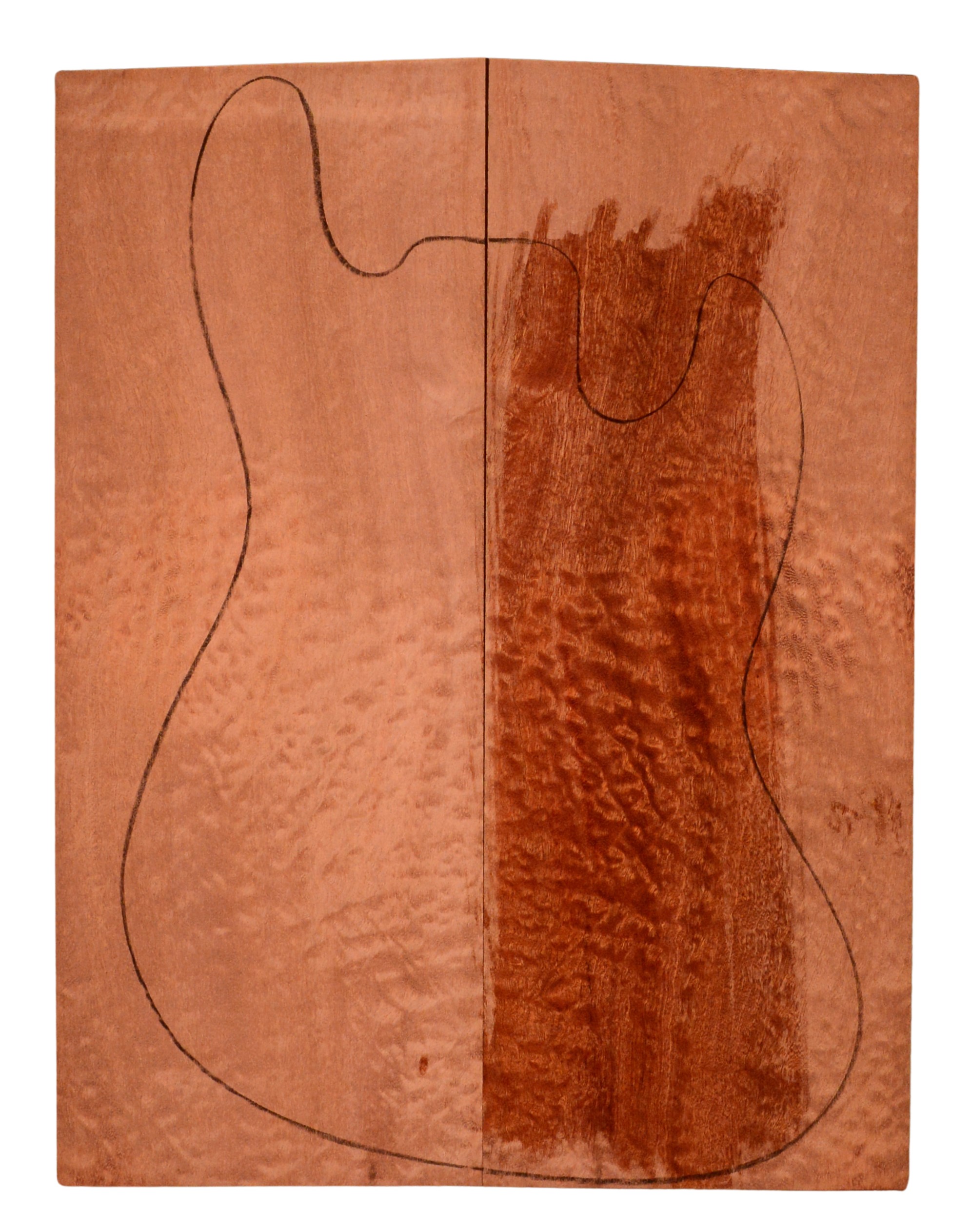Sapele GuitarSolidBodyTopATC 15493.G.026