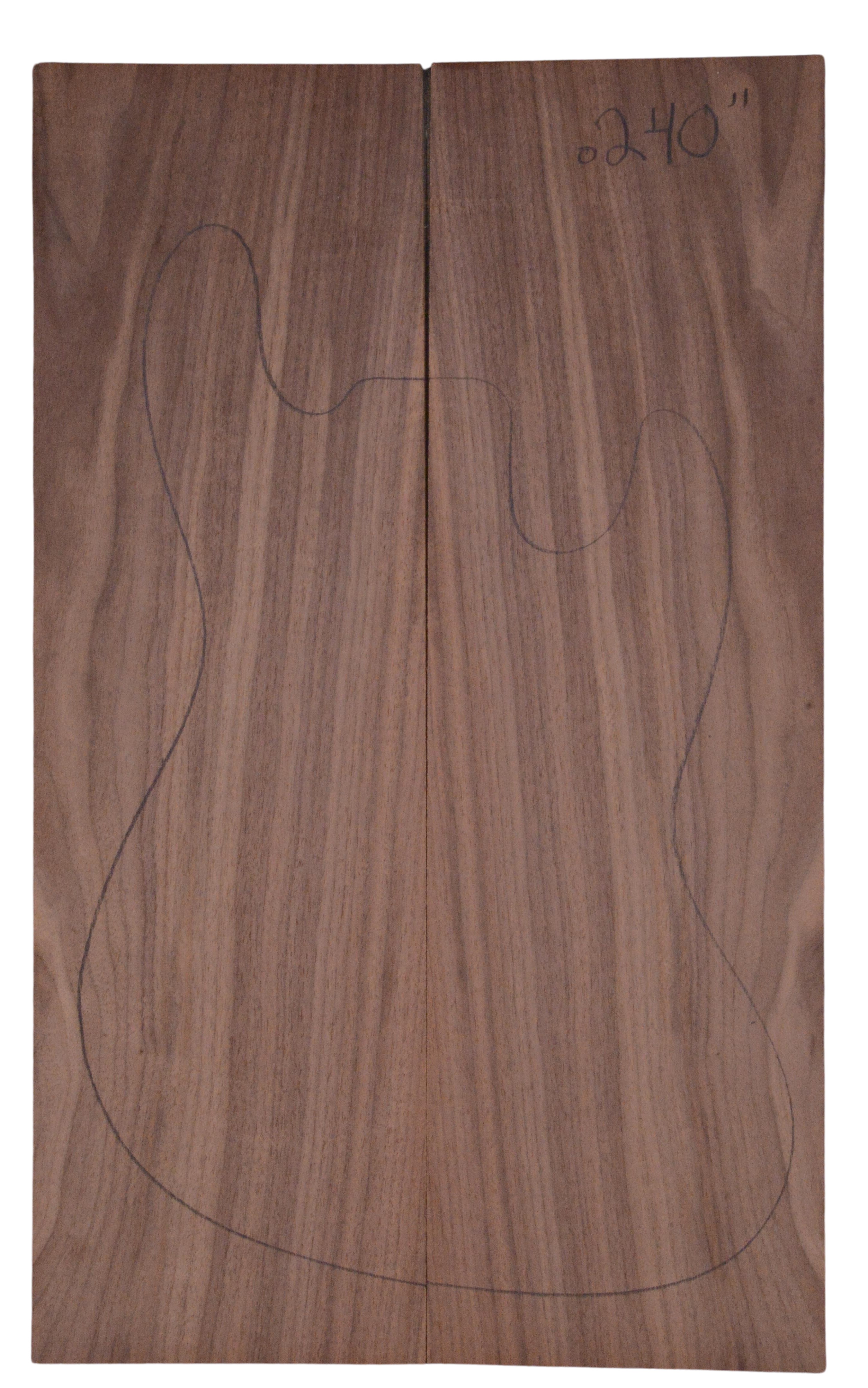 Walnut (Black) GuitarSolidBodyTopATC 15824.G.006