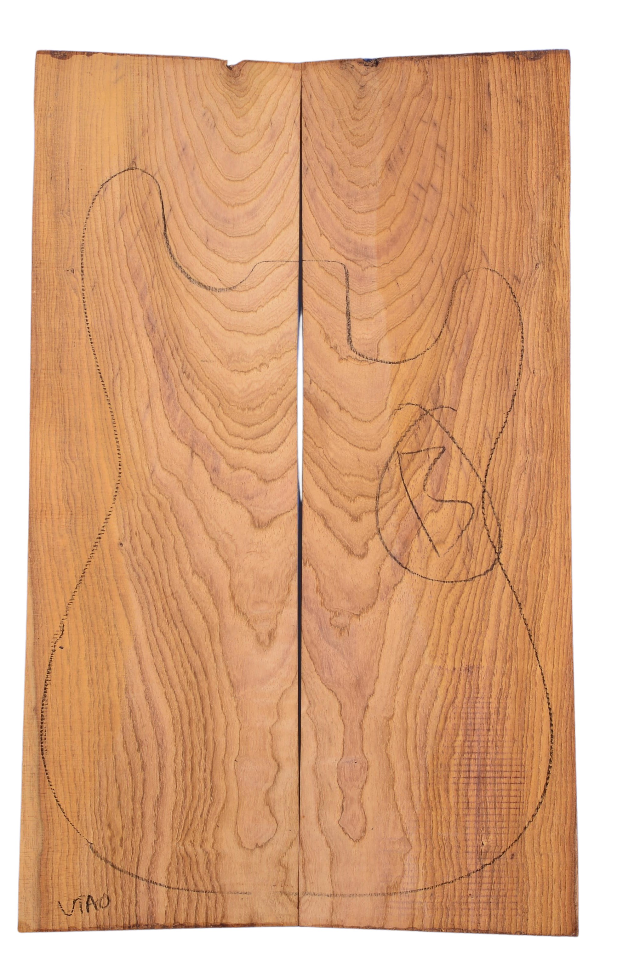 Rosewood (Nicaraguan) GuitarSolidBodyTopATC 170711.G.176