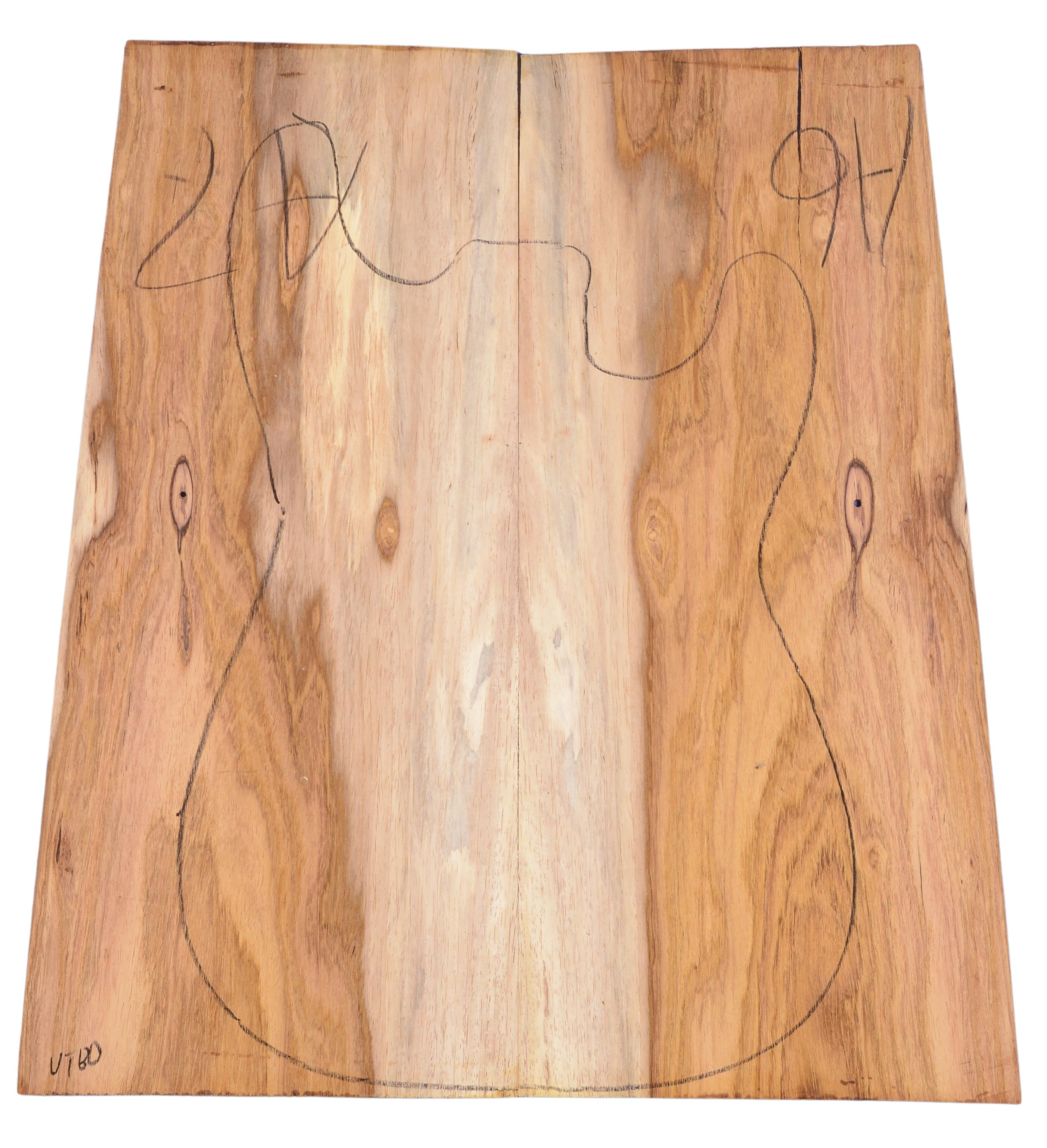 Rosewood (Nicaraguan) GuitarSolidBodyTopATC 170711.G.193