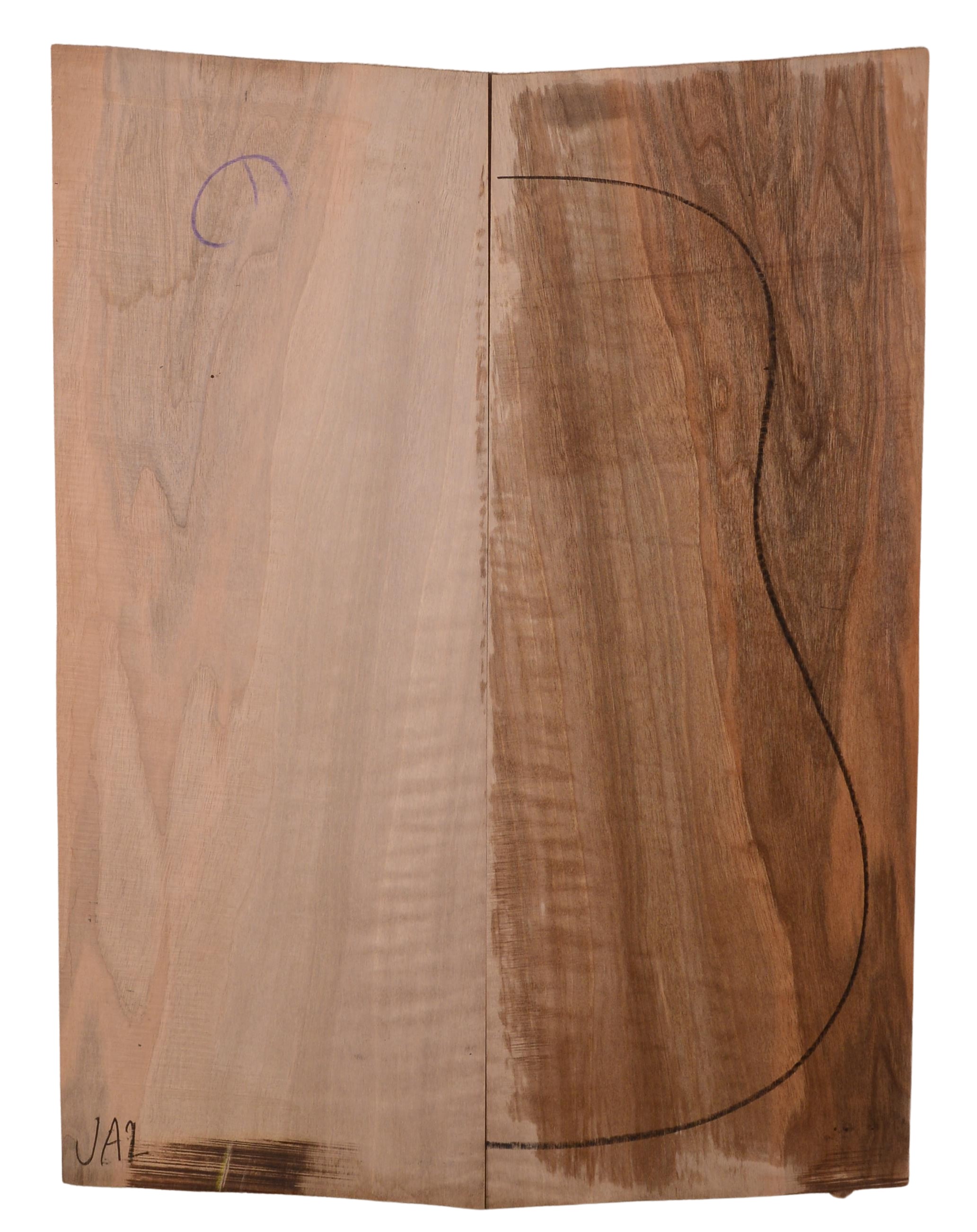 Walnut (English) GuitarBack2pcATC 22967.G.045