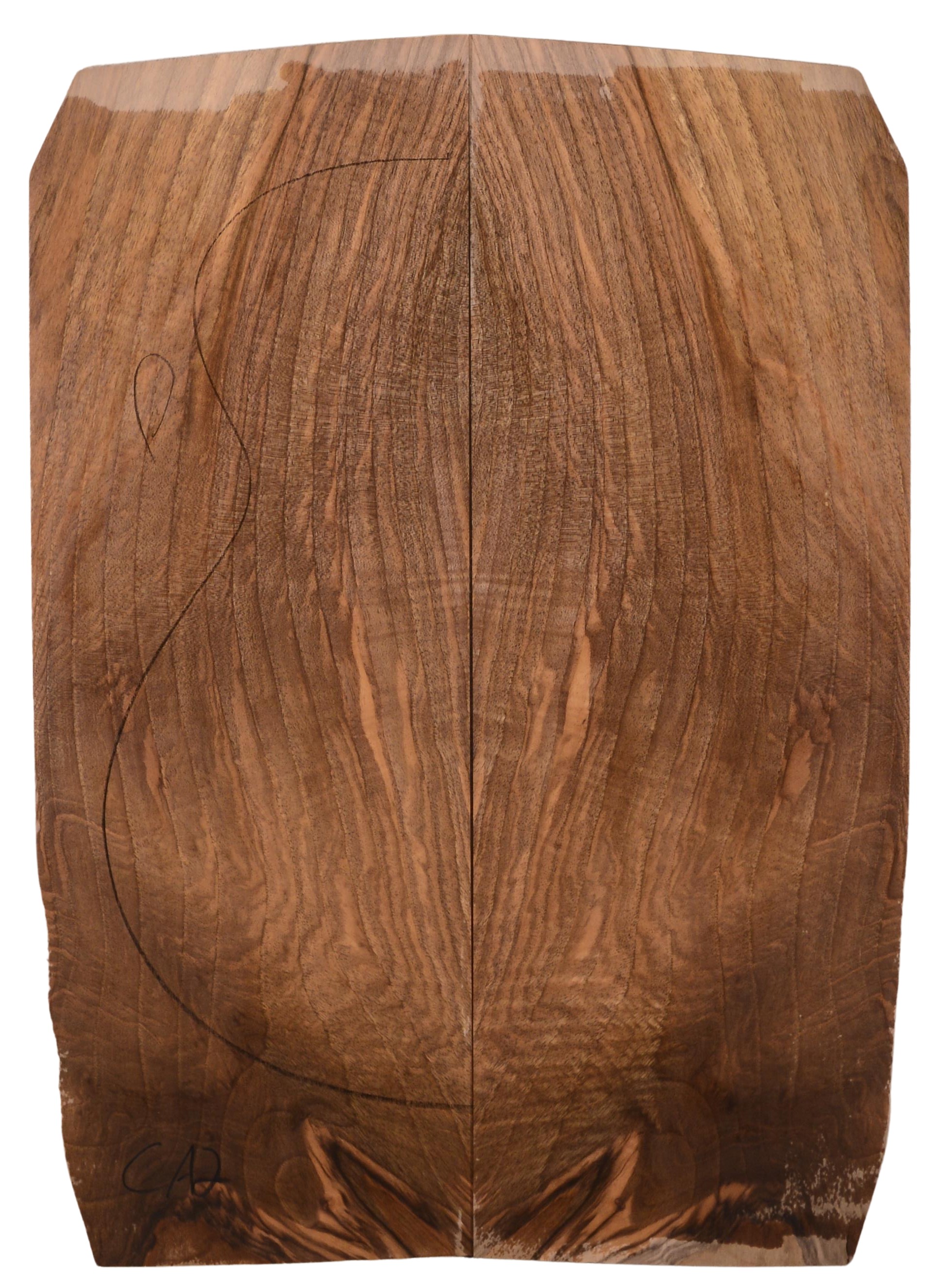 Walnut (English) GuitarBack2pcATC 22967.G.067