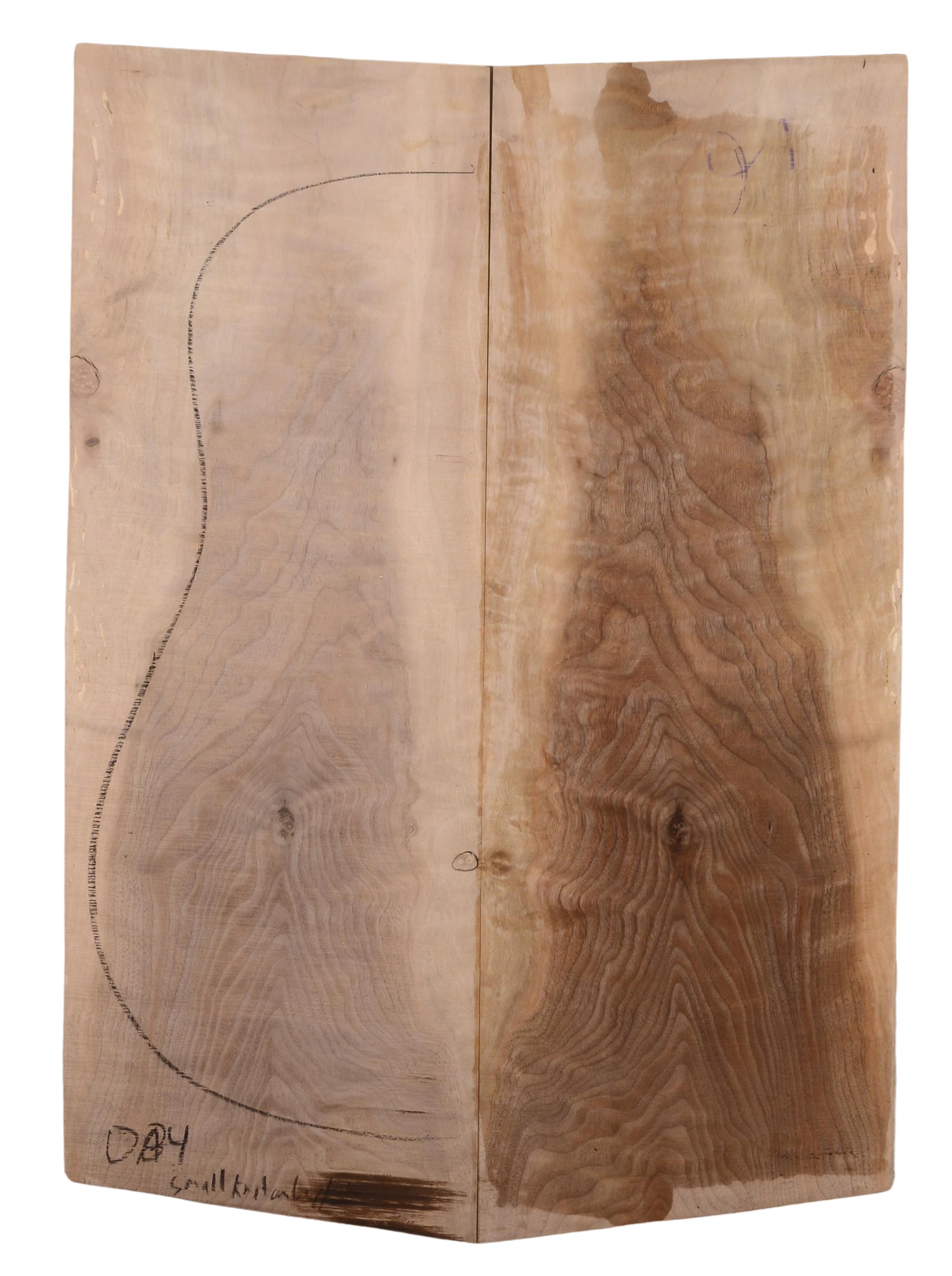 Walnut (English) GuitarBack2pcATC 22967.G.346
