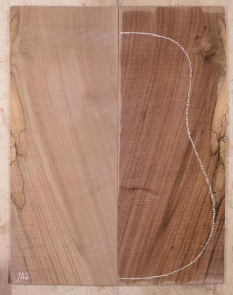 Walnut (English) GuitarBack2pcATC 22967.G.378