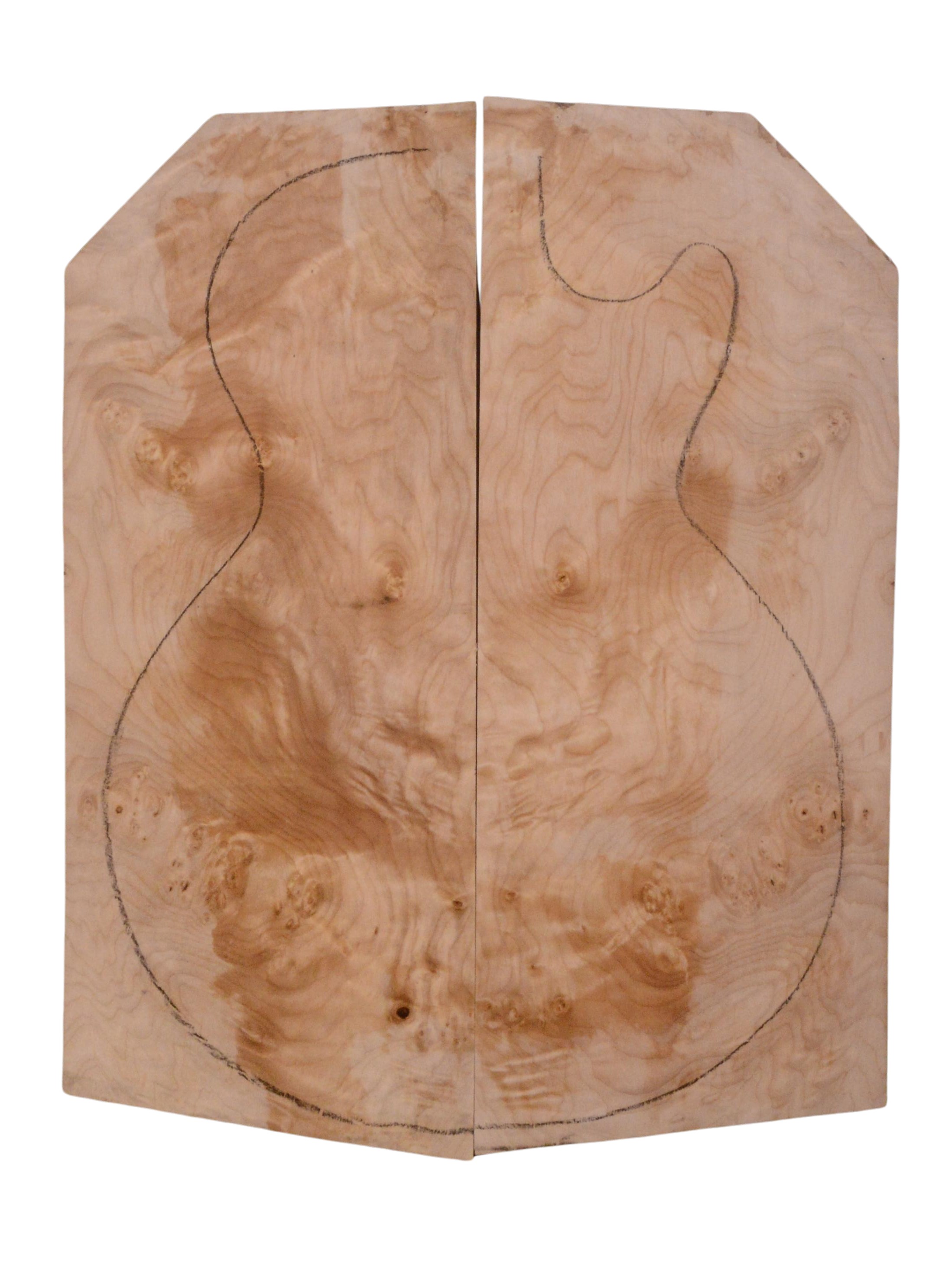 Maple (Big Leaf) GuitarSolidBodyTopATC 23965.G.002