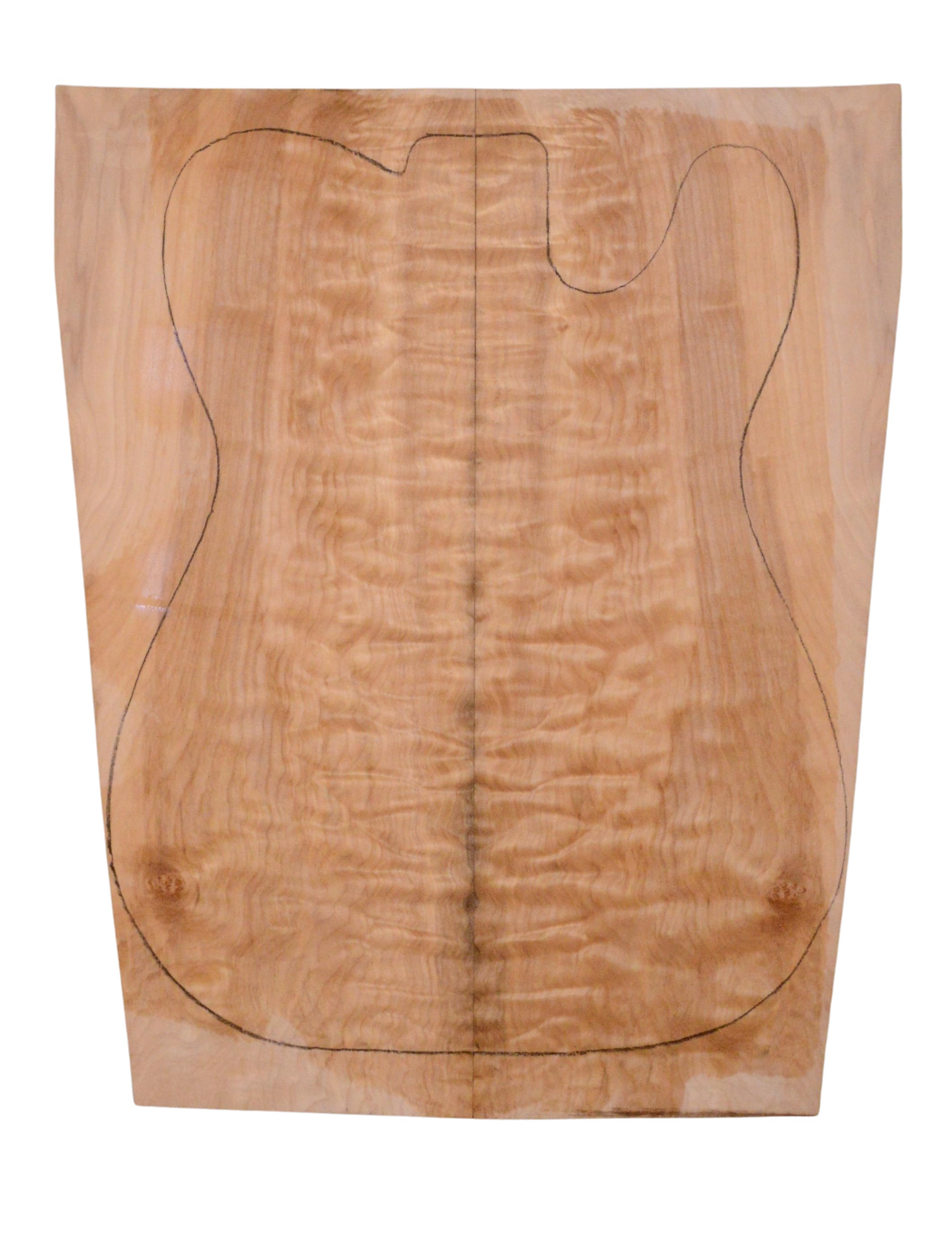 Maple (Big Leaf) GuitarSolidBodyTopATC 23965.G.021