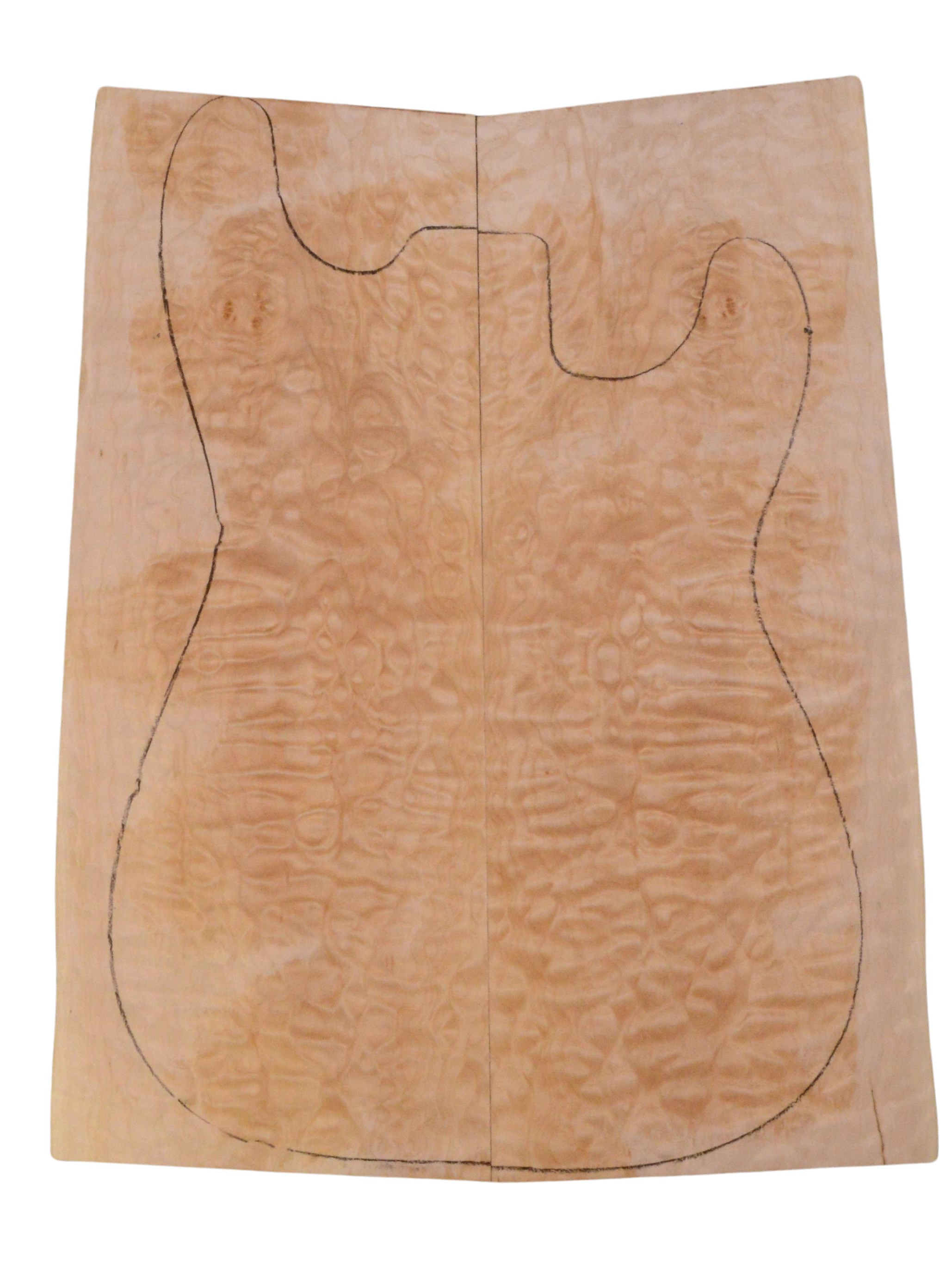 Maple (Big Leaf) GuitarSolidBodyTopATC 23965.G.023