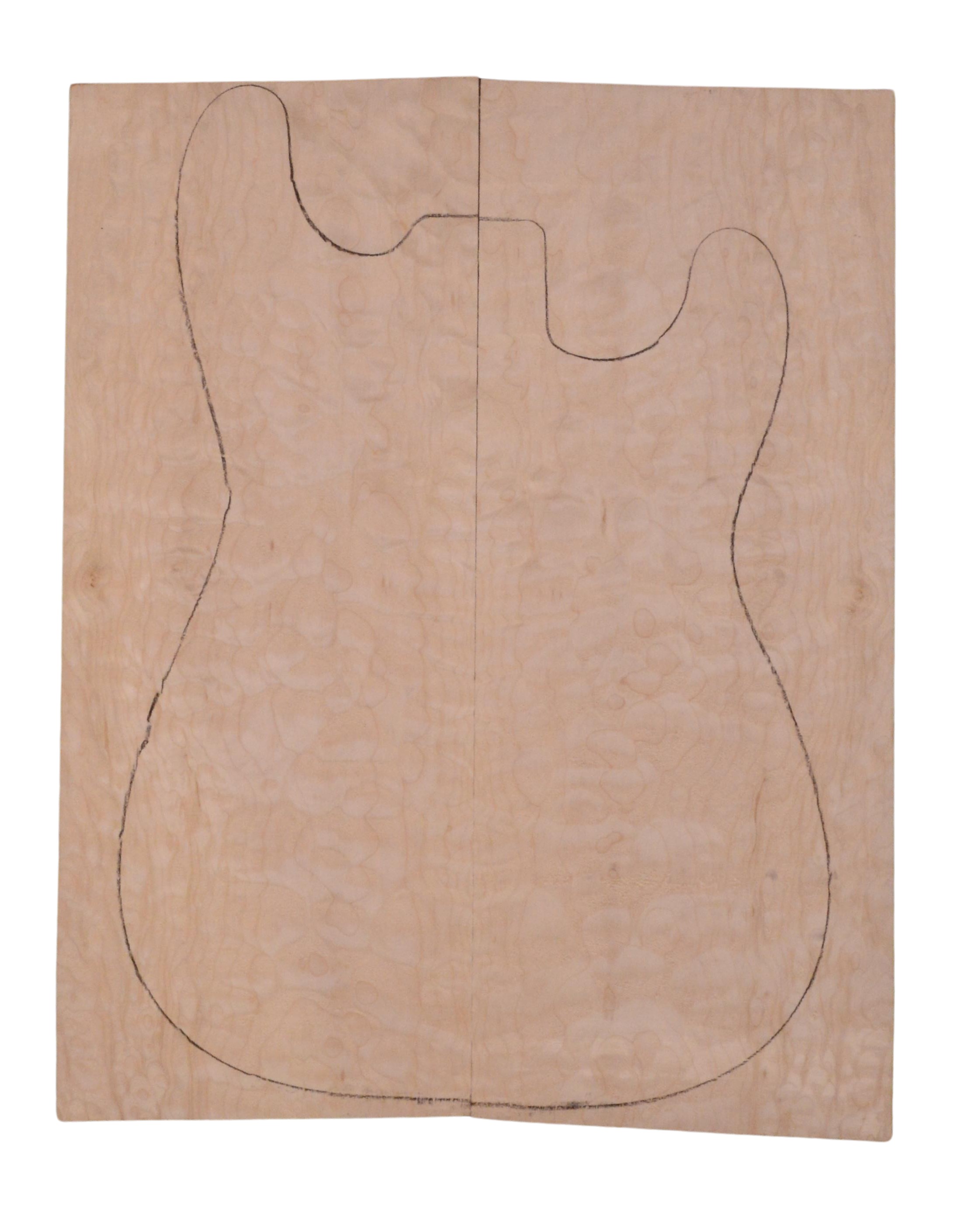 Maple (Big Leaf) GuitarSolidBodyTopATC 23965.G.025