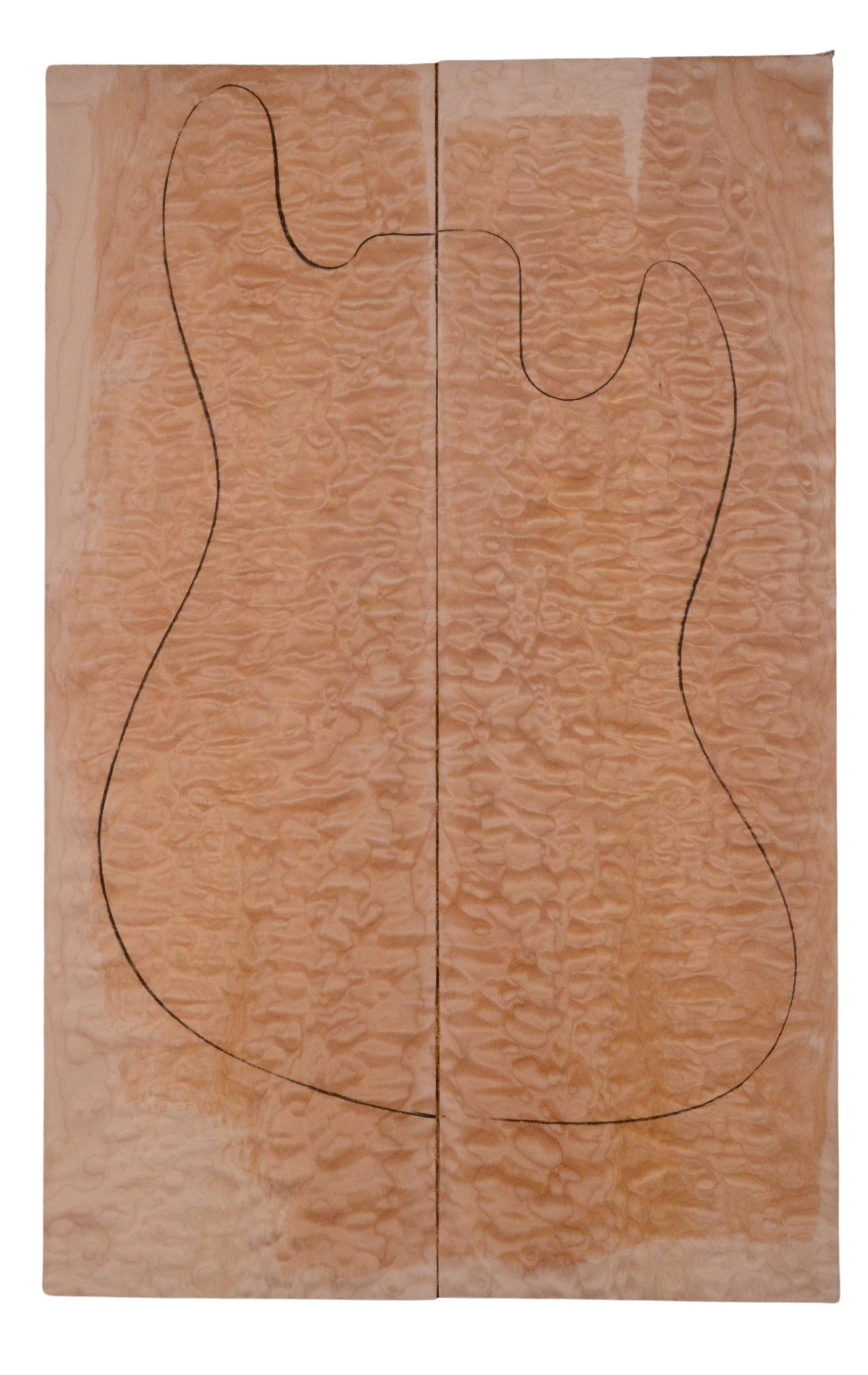 Maple (Big Leaf) GuitarSolidBodyTopATC 23965.G.029