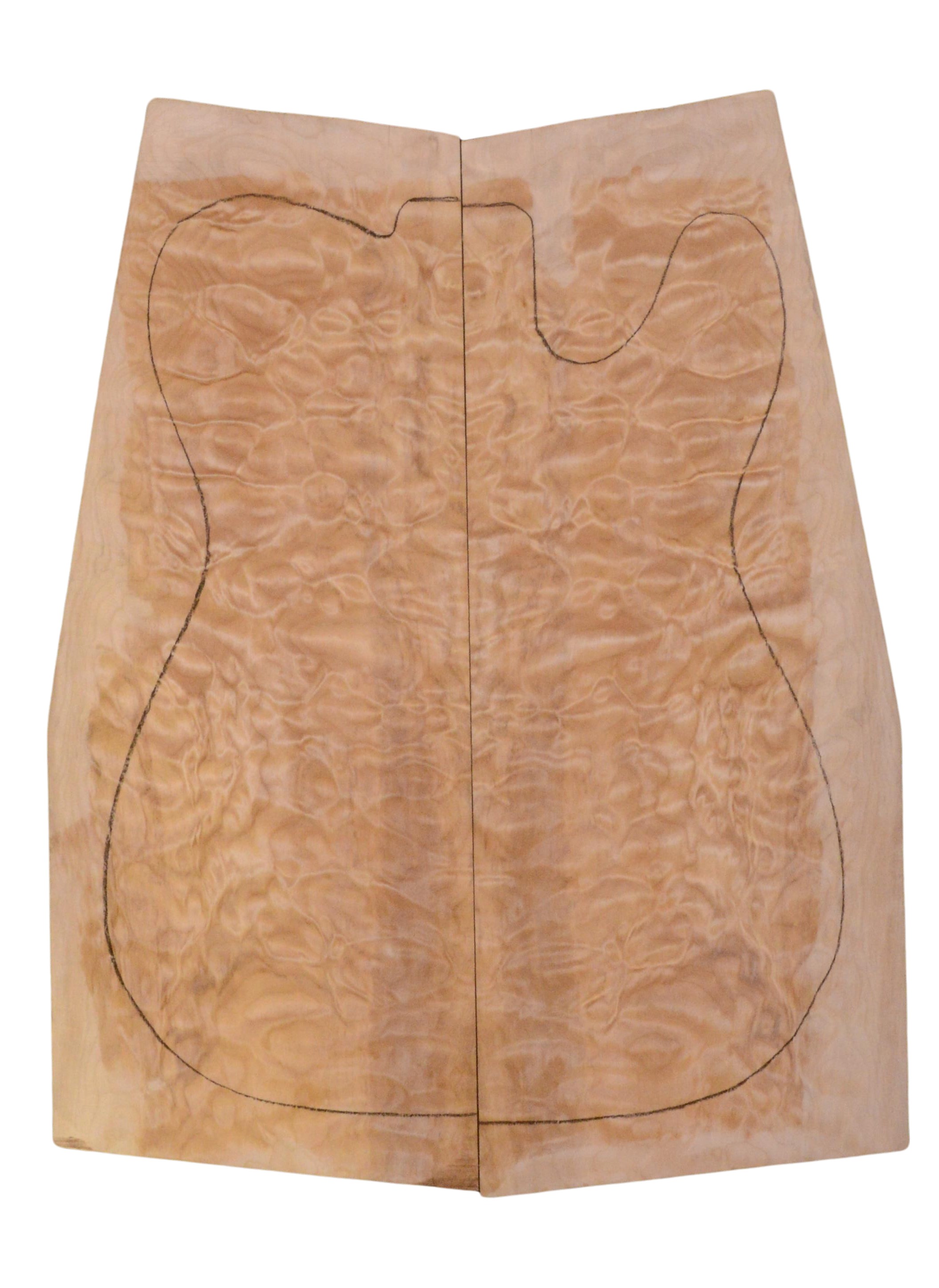 Maple (Big Leaf) GuitarSolidBodyTopATC 23965.G.036