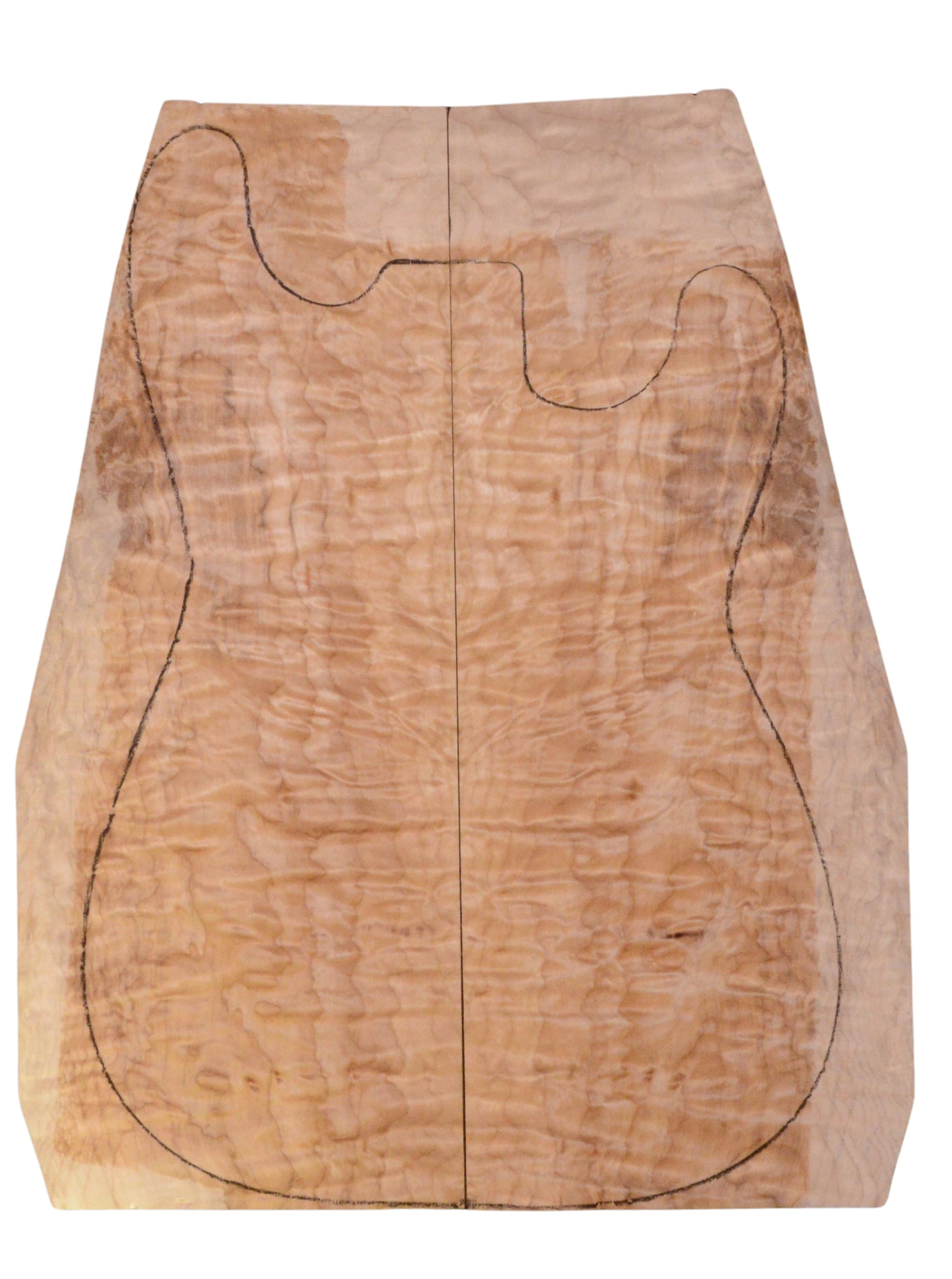 Maple (Big Leaf) GuitarSolidBodyTopATC 23965.G.045