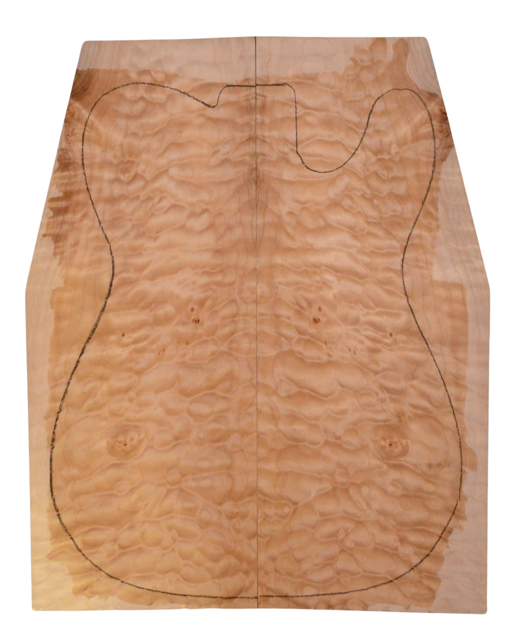 Maple (Big Leaf) GuitarSolidBodyTopATC 23965.G.049