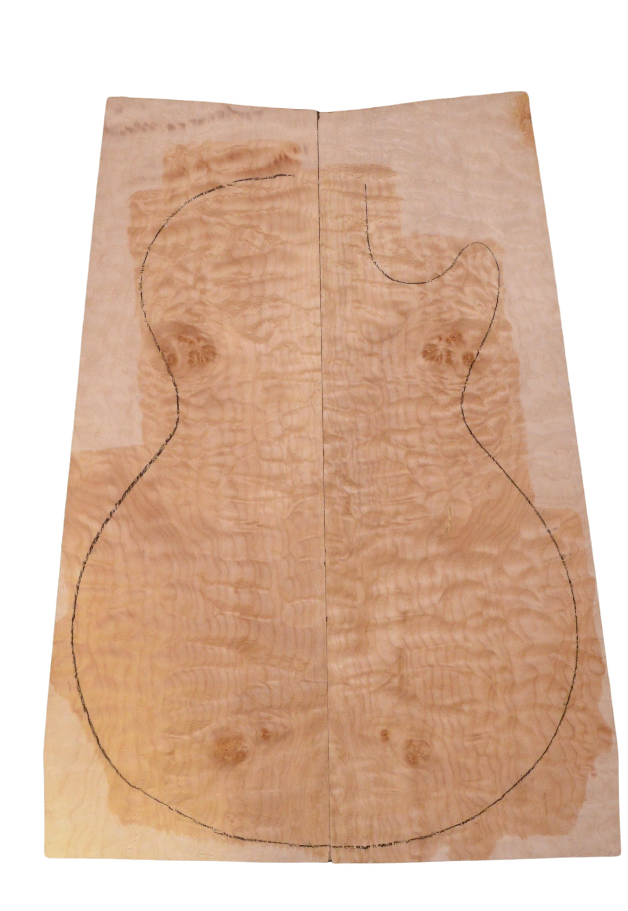 Maple (Big Leaf) GuitarSolidBodyTopATC 23965.G.054