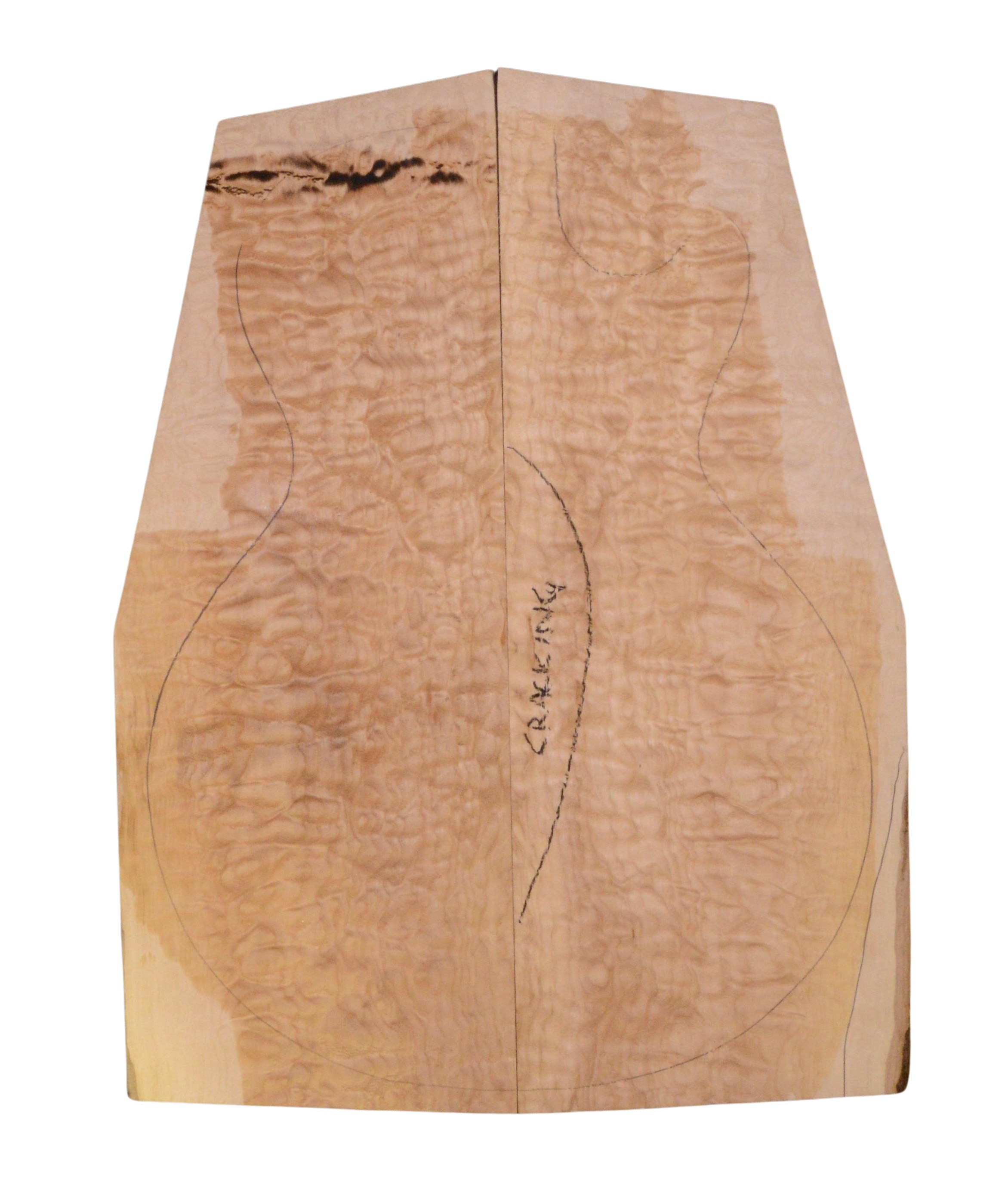 Maple (Big Leaf) GuitarSolidBodyTopATC 23965.G.057