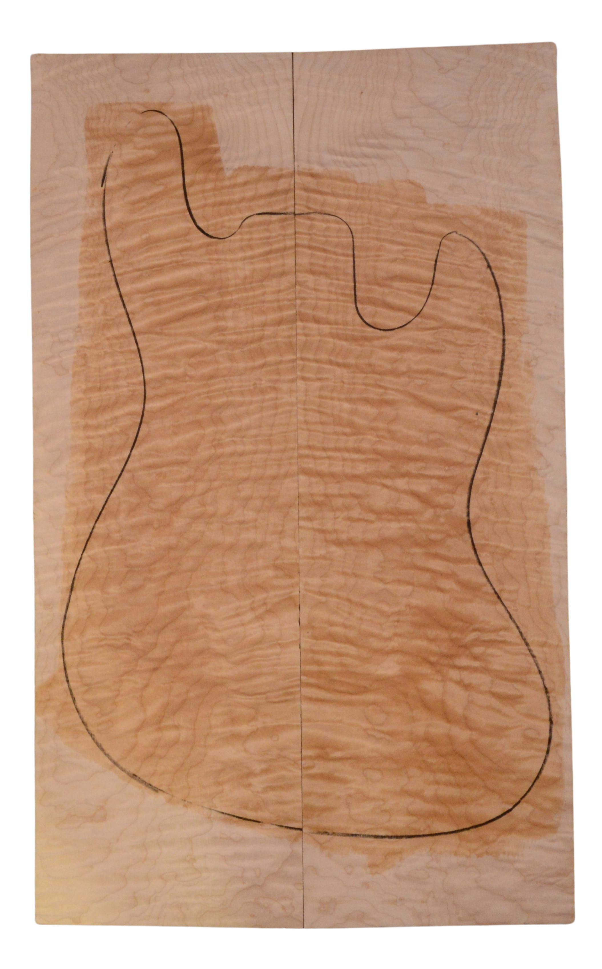 Maple (Big Leaf) GuitarSolidBodyTopATC 23965.G.060
