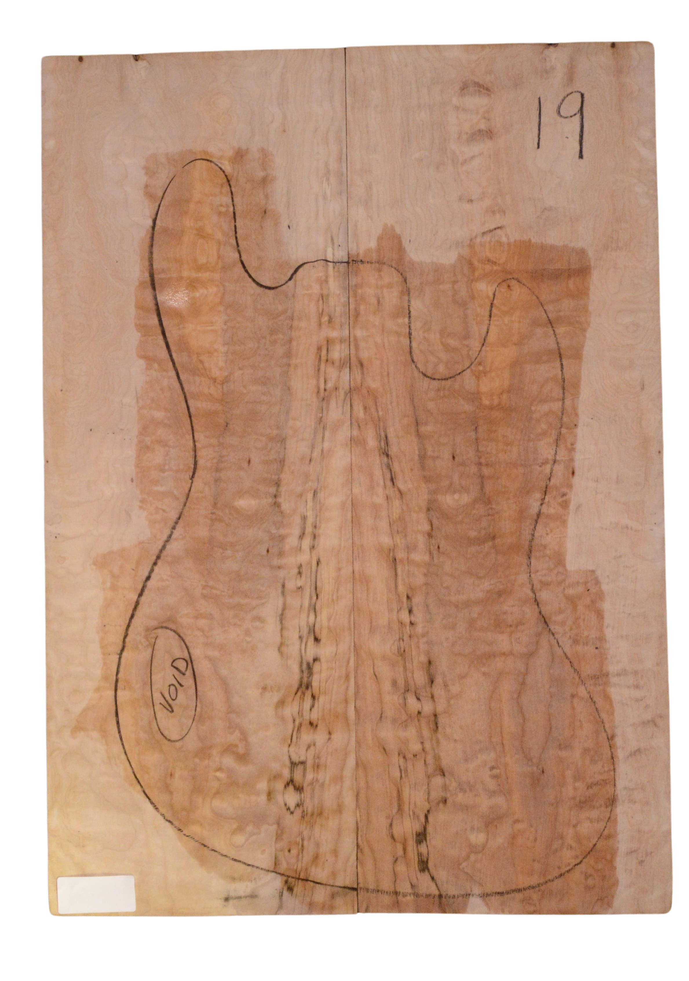 Maple (Big Leaf) GuitarSolidBodyTopATC 23966.G.006