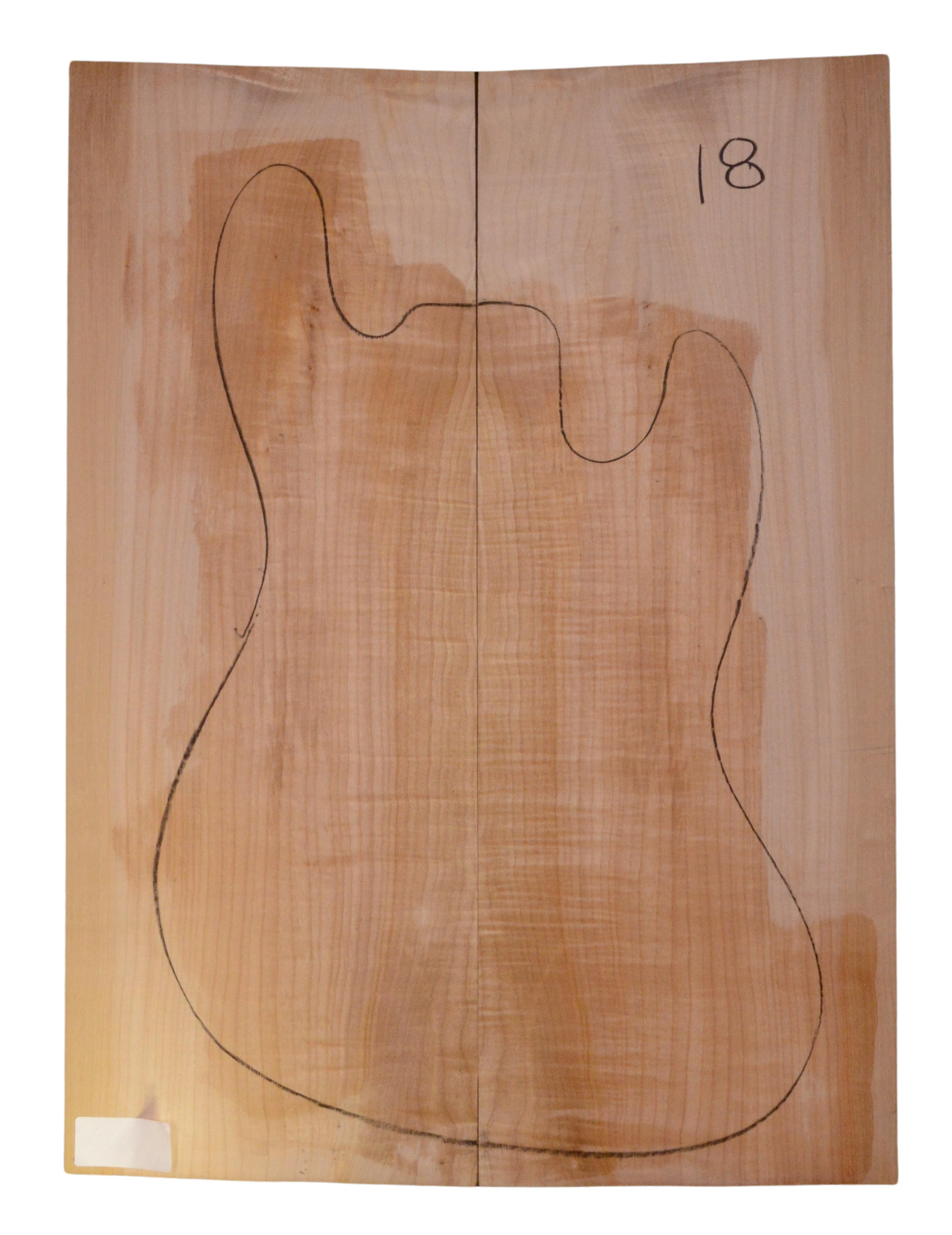 Maple (Big Leaf) GuitarSolidBodyTopATC 23966.G.009