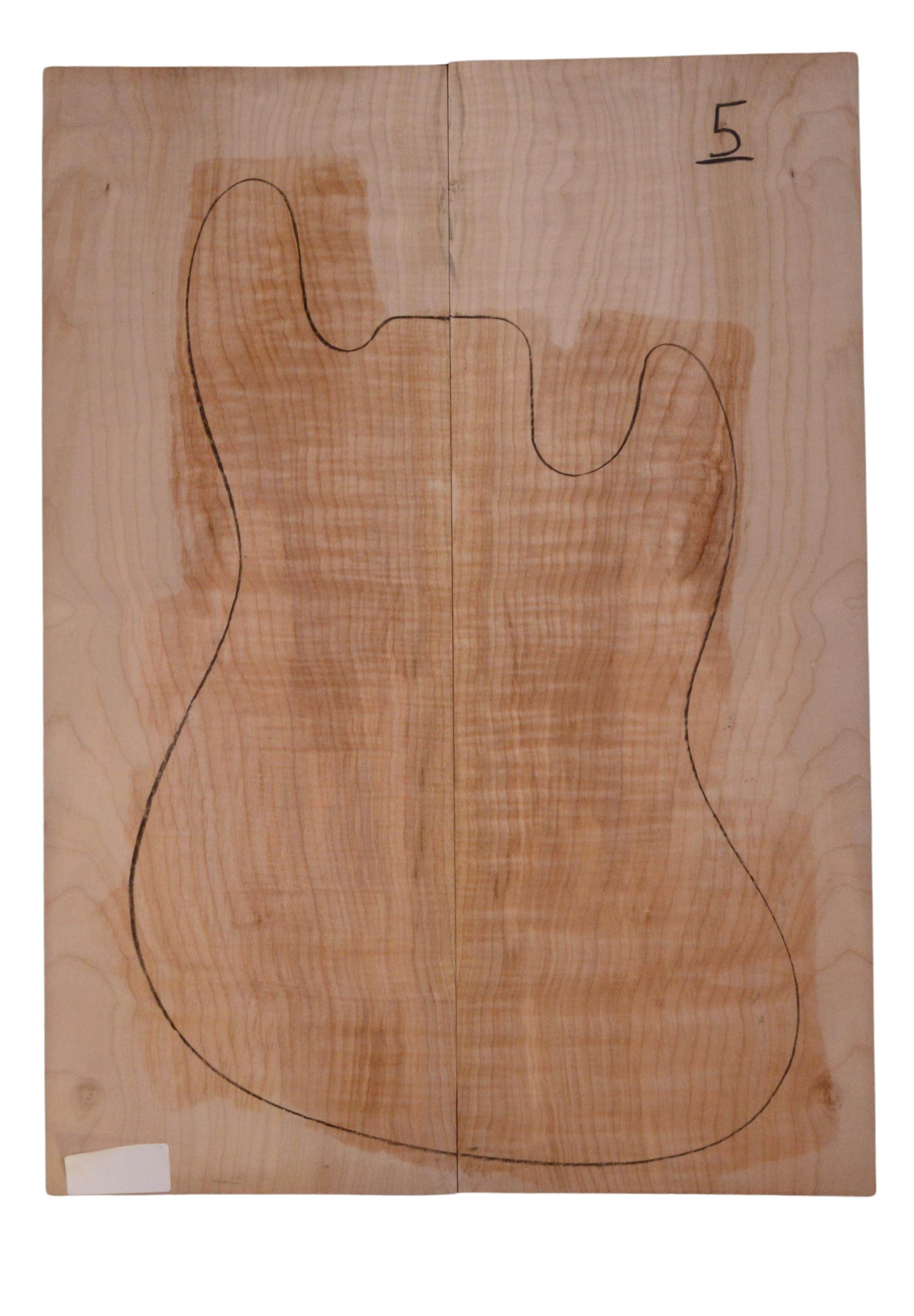 Maple (Big Leaf) GuitarSolidBodyTopATC 23966.G.011