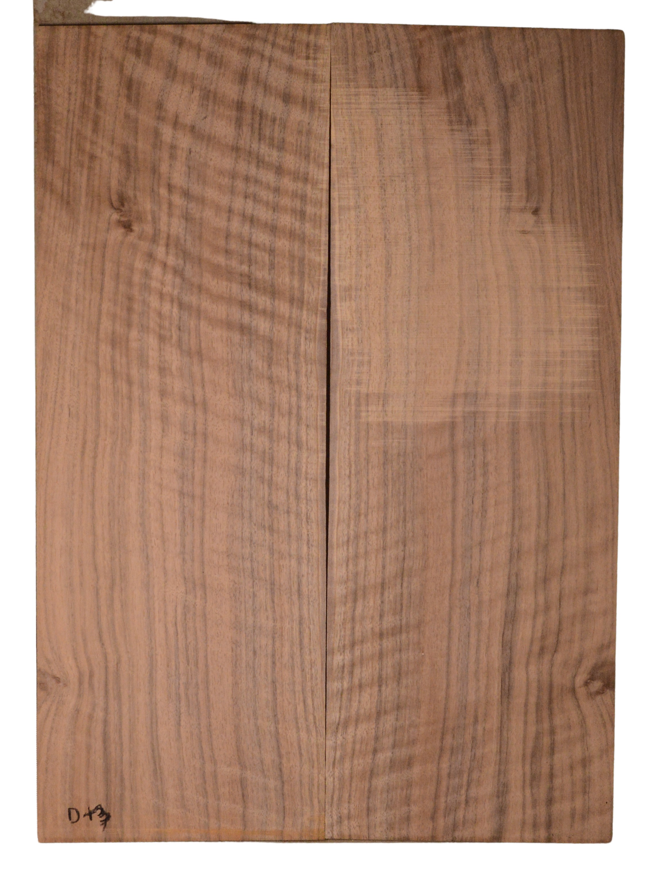 Walnut (Bastogne) GuitarBack2pcATC BASWAL1.G.009