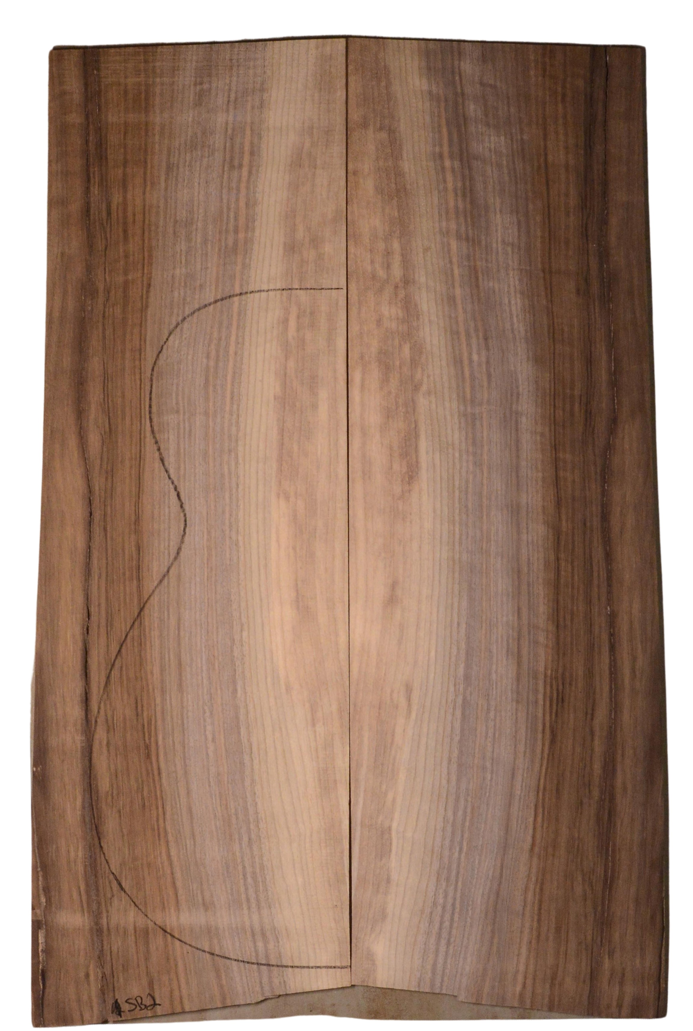 Walnut (English) GuitarBack2pcATC BB1180.G.001