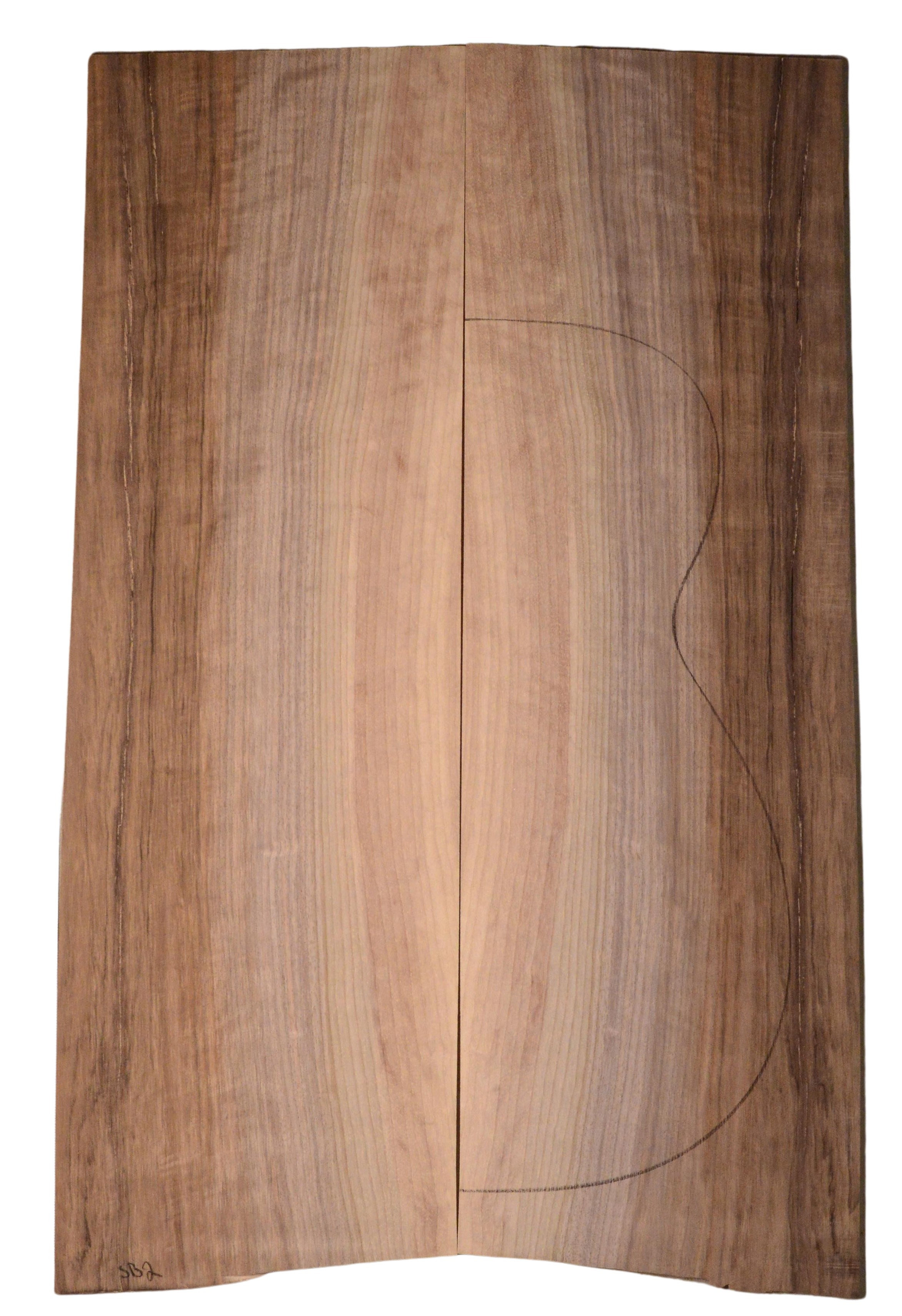 Walnut (English) GuitarBack2pcATC BB1180.G.002