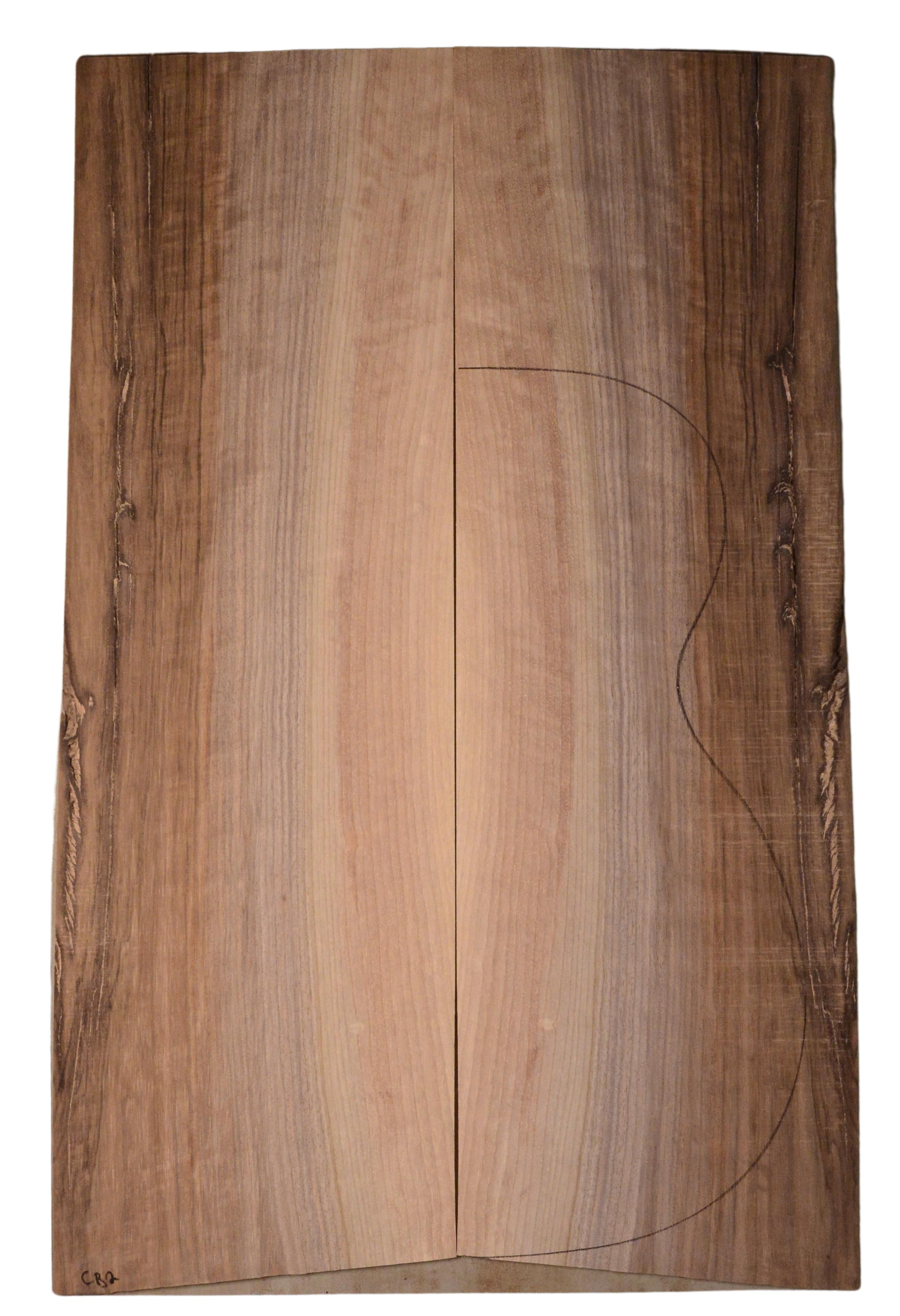 Walnut (English) GuitarBack2pcATC BB1180.G.003