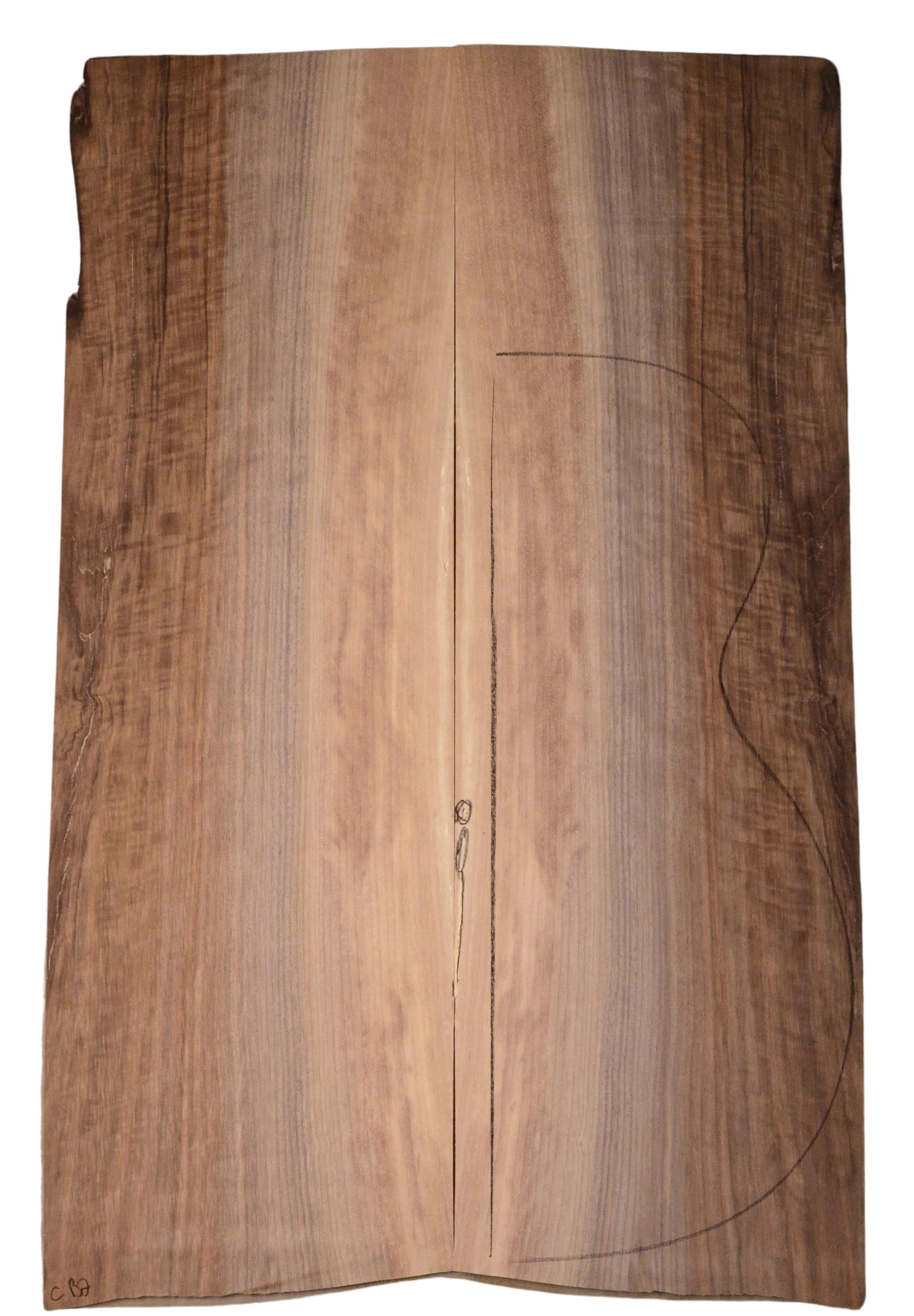 Walnut (English) GuitarBack2pcATC BB1180.G.005