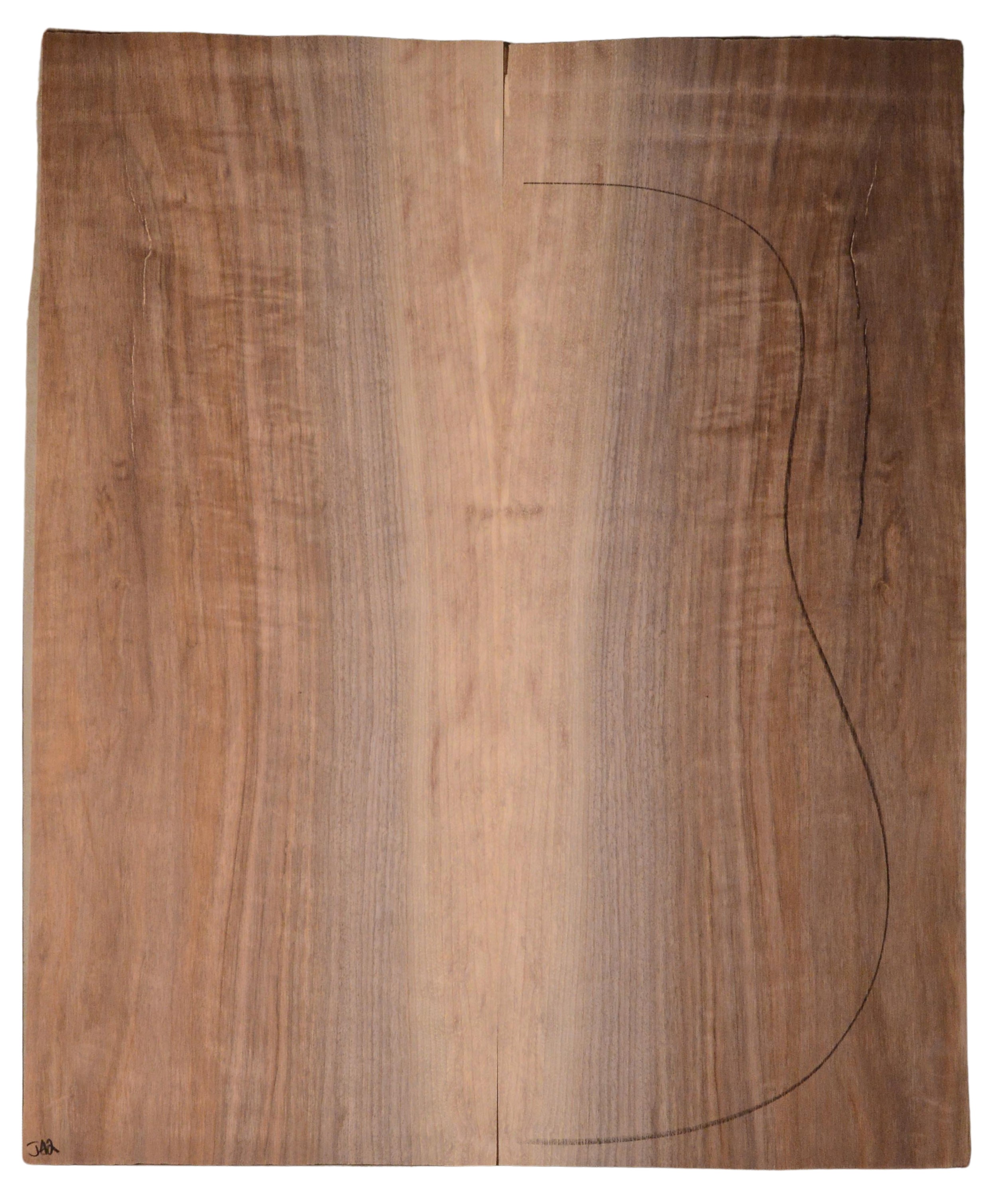 Walnut (English) GuitarBack2pcATC BB1181.G.002