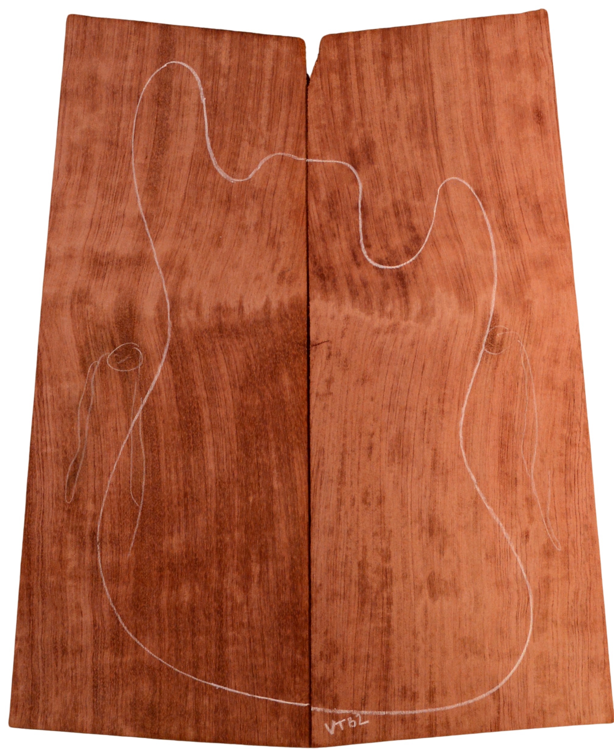 Bubinga GuitarSolidBodyTopATC BBNGA.G.004