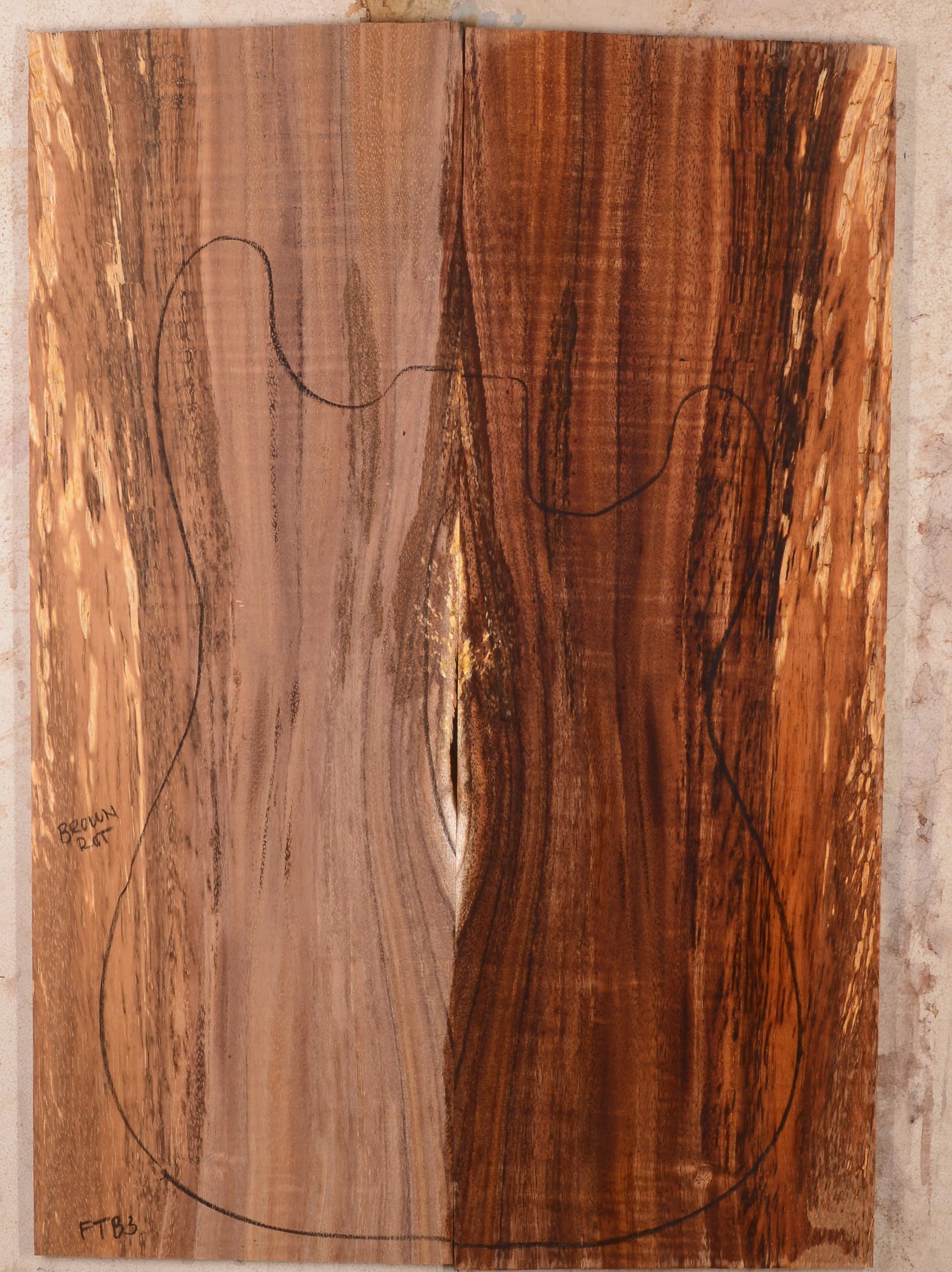 Koa GuitarSolidBodyTopATC BC1487.G.010