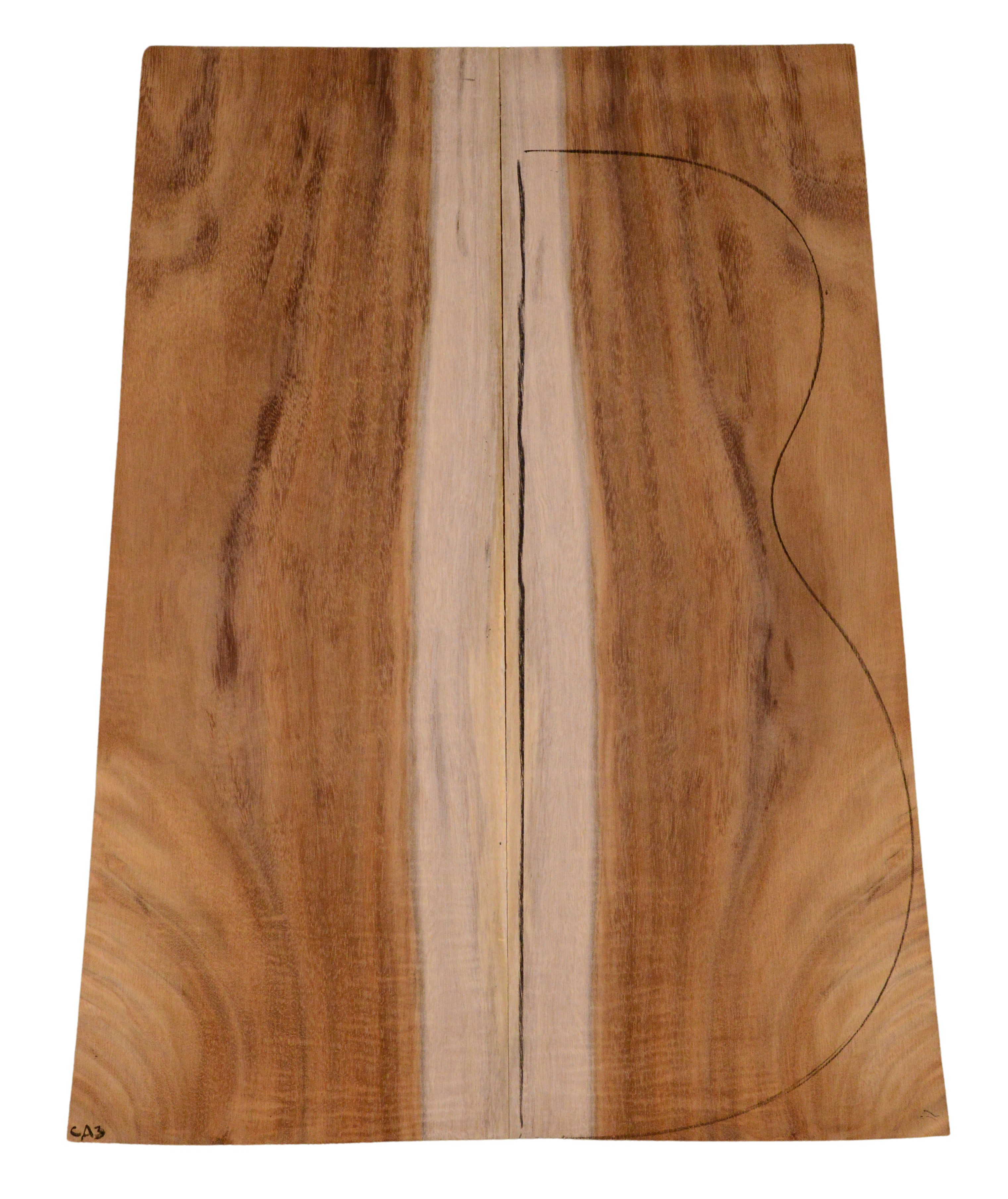 Koa GuitarBack2pcATC BC1720-7.G.062