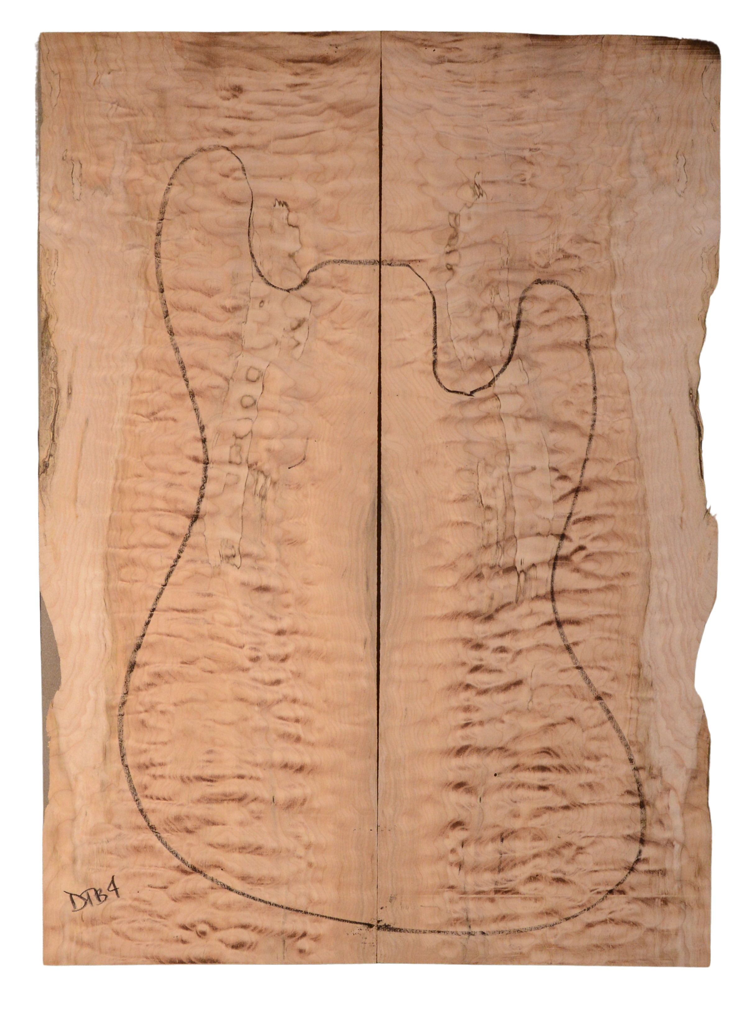 Maple (Big Leaf) GuitarSolidBodyTopATC BGLF1.G.009