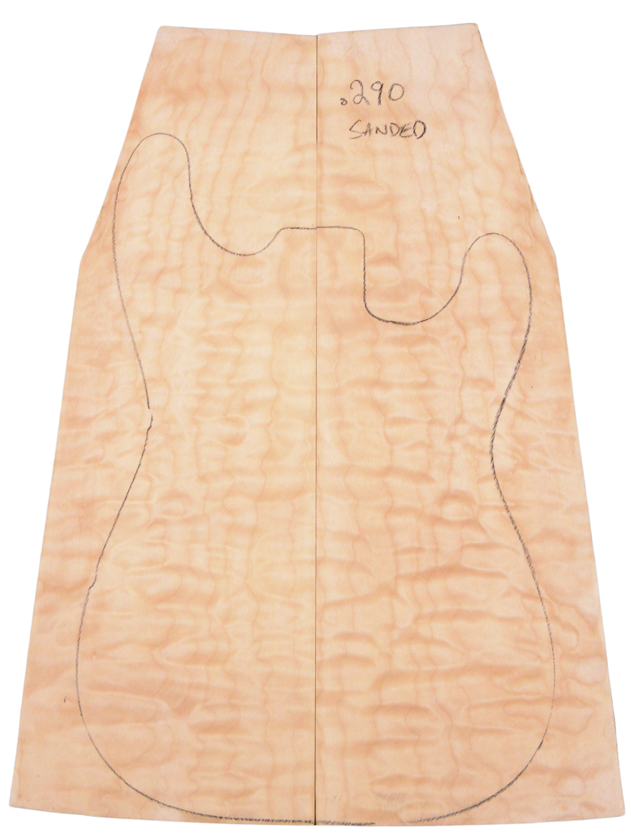 Maple (Big Leaf) GuitarSolidBodyTopATC BLMMX.G.003