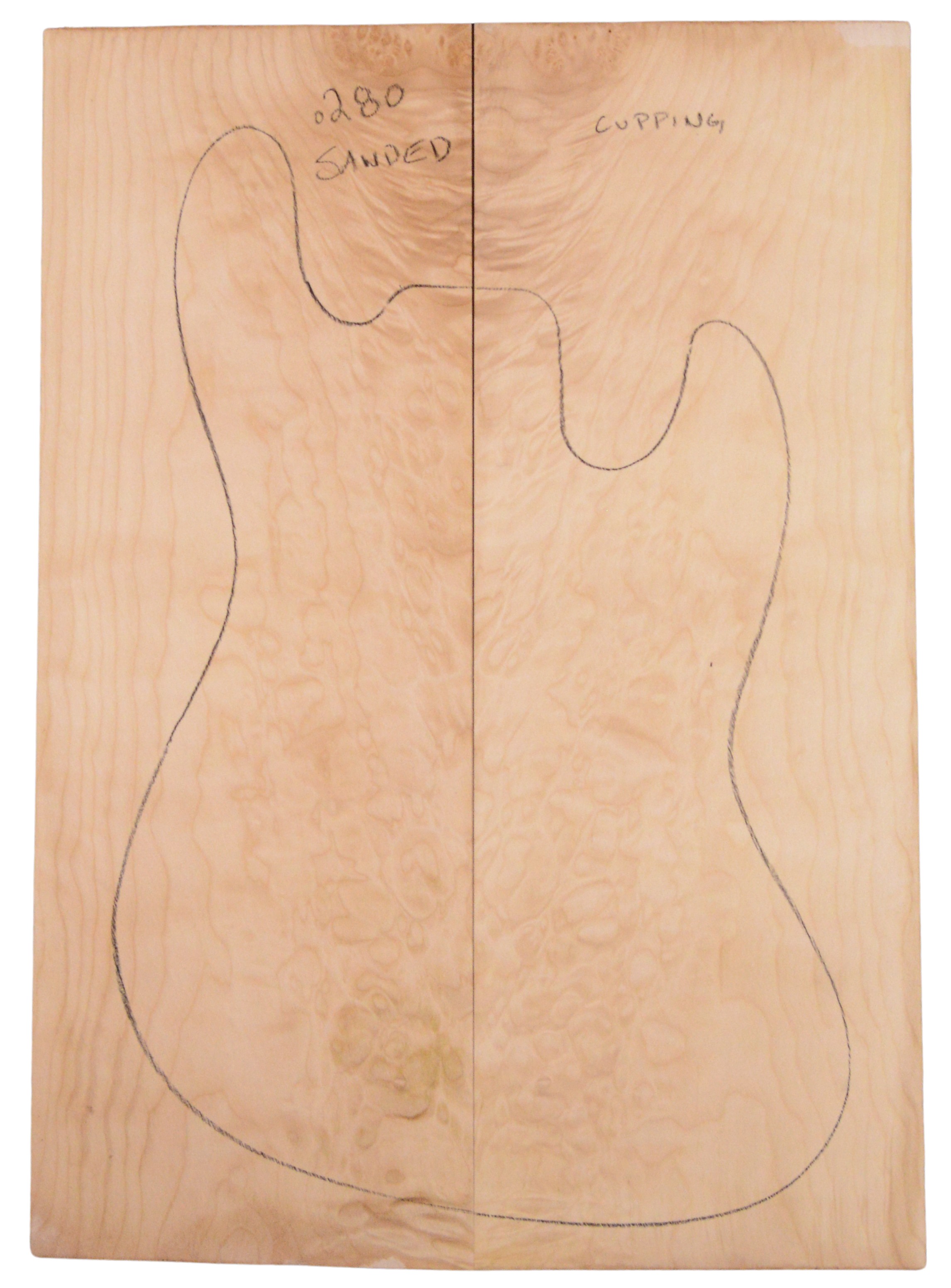 Maple (Big Leaf) GuitarSolidBodyTopATC BLMMX.G.006