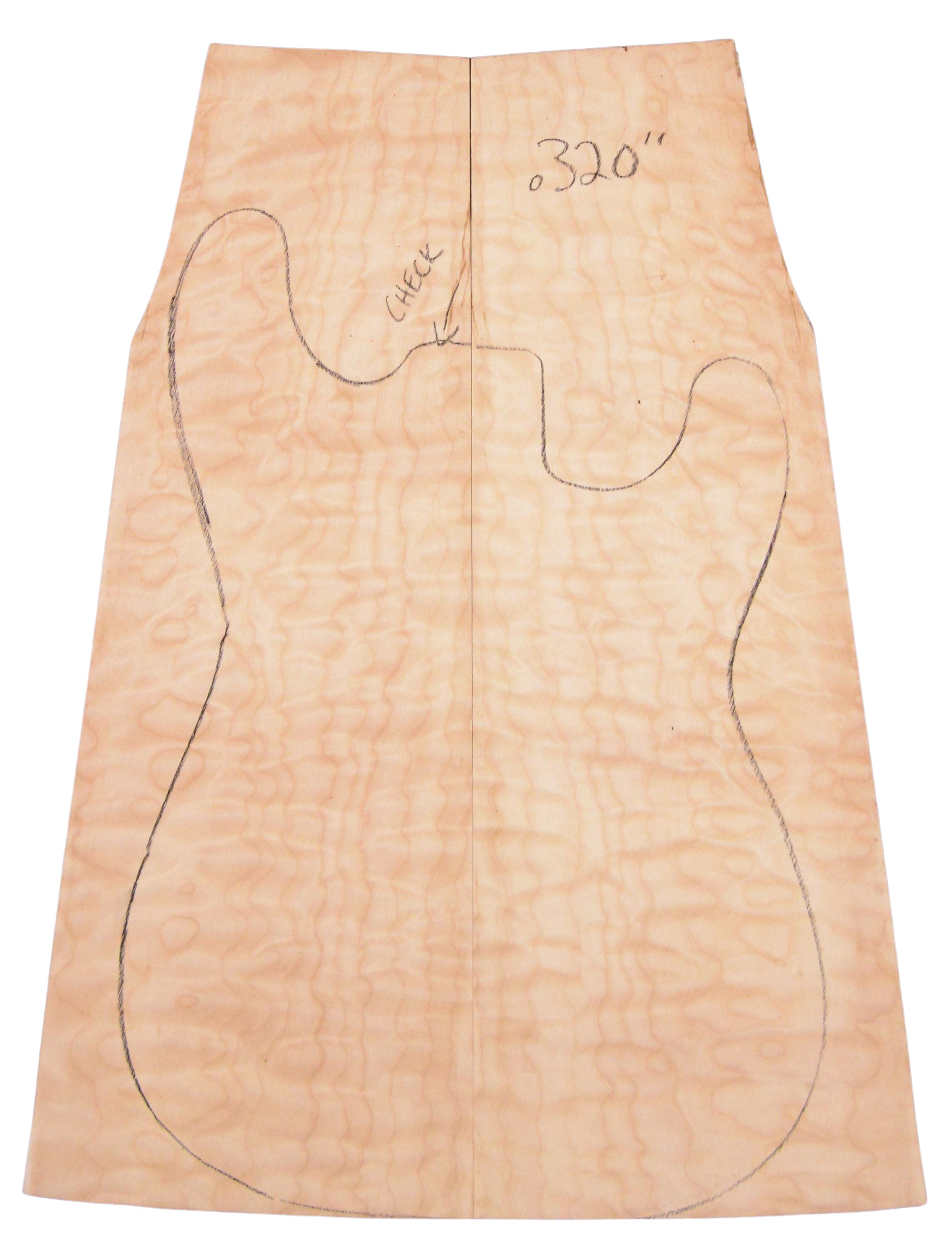 Maple (Big Leaf) GuitarSolidBodyTopATC BLMMX.G.011