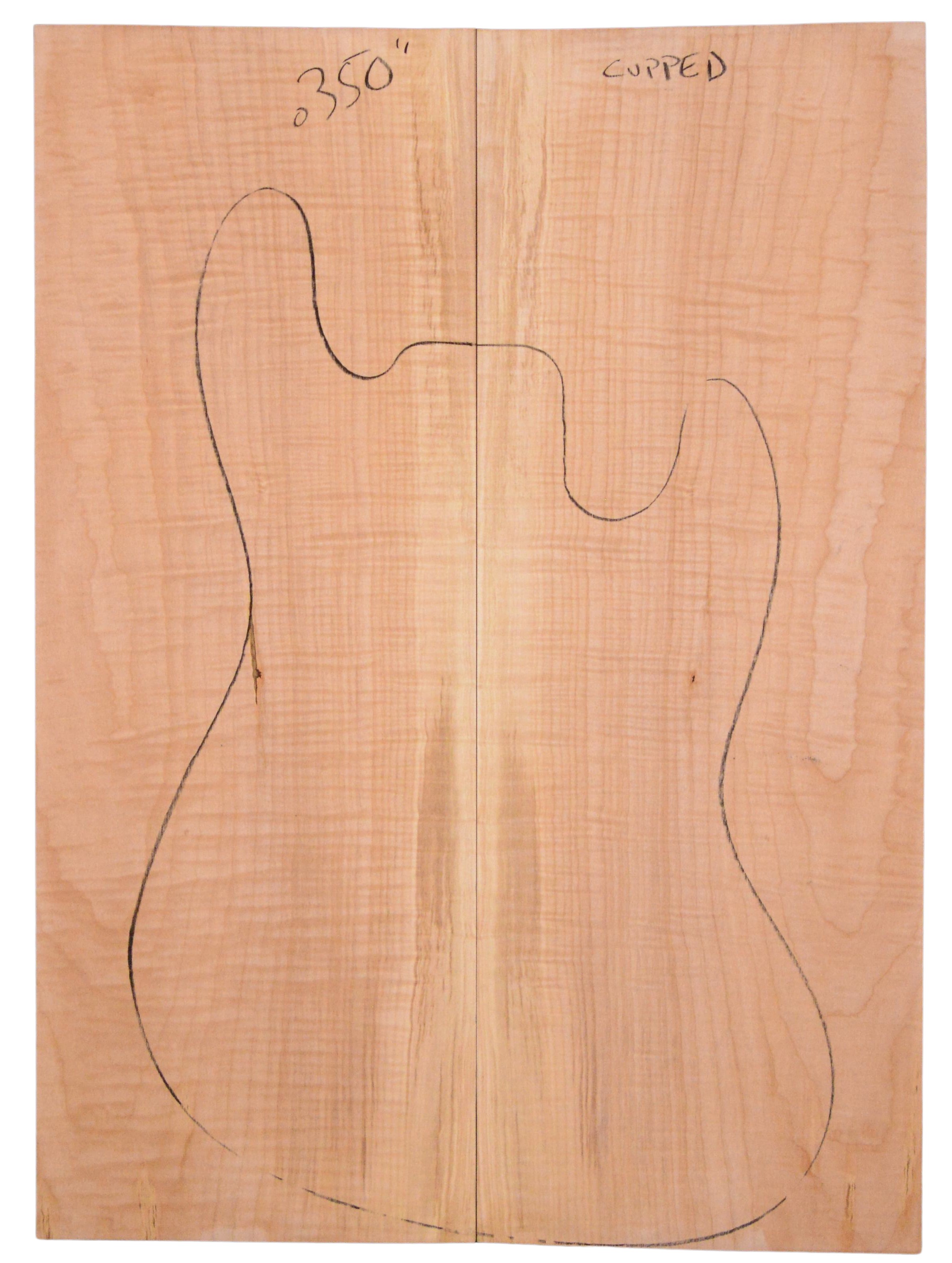 Maple (Big Leaf) GuitarSolidBodyTopATC BLMMX.G.013