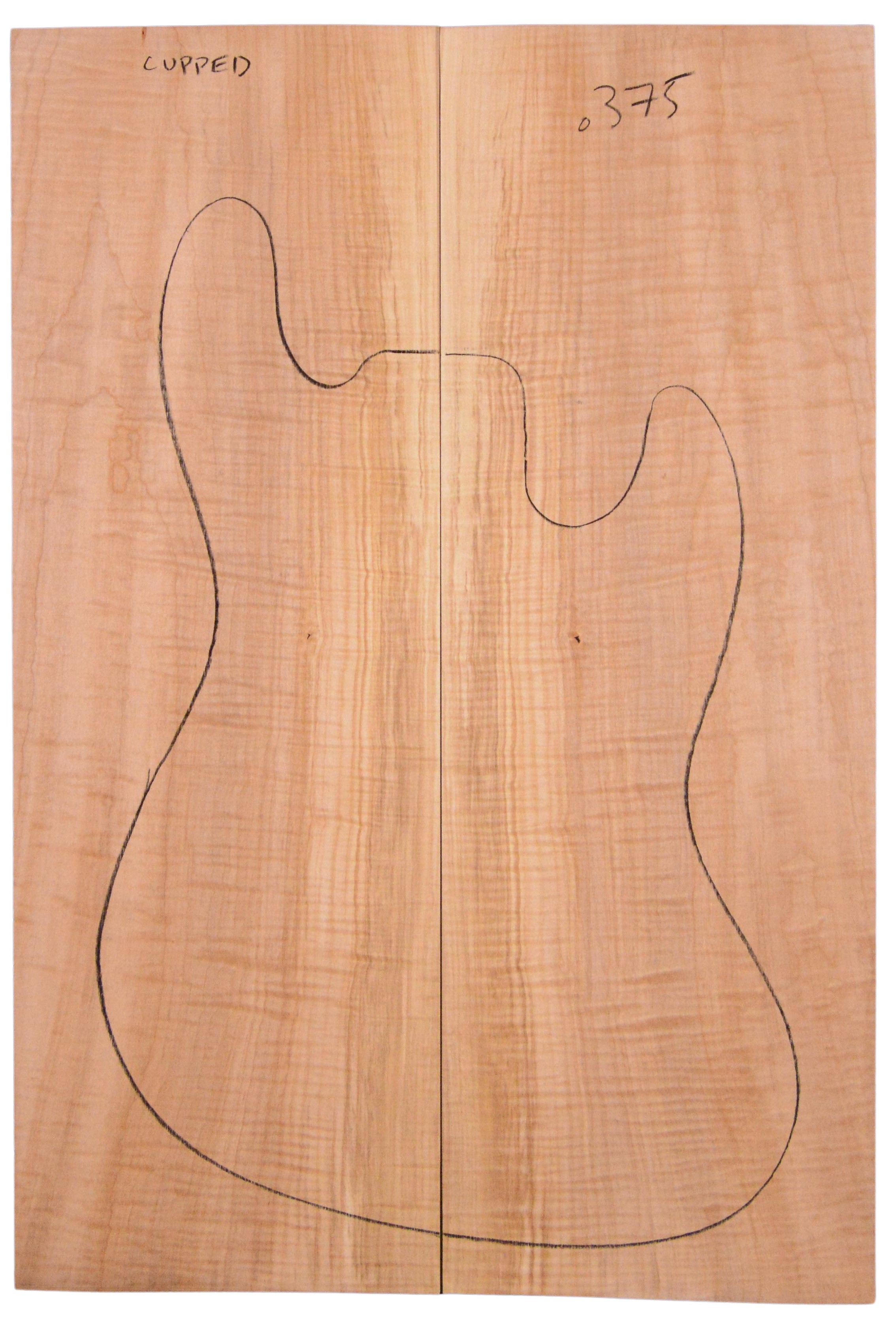 Maple (Big Leaf) GuitarSolidBodyTopATC BLMMX.G.014
