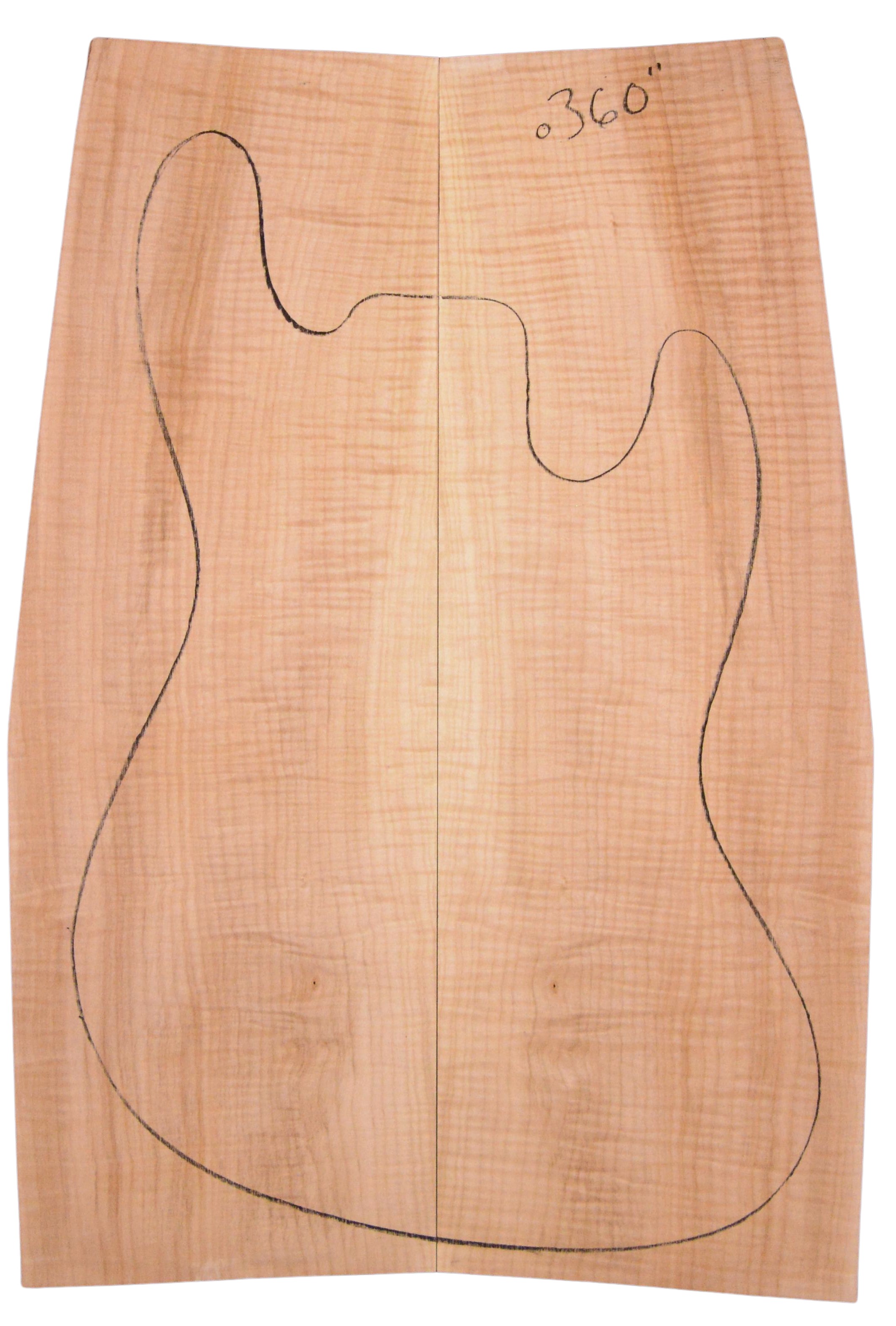 Maple (Big Leaf) GuitarSolidBodyTopATC BLMMX.G.015