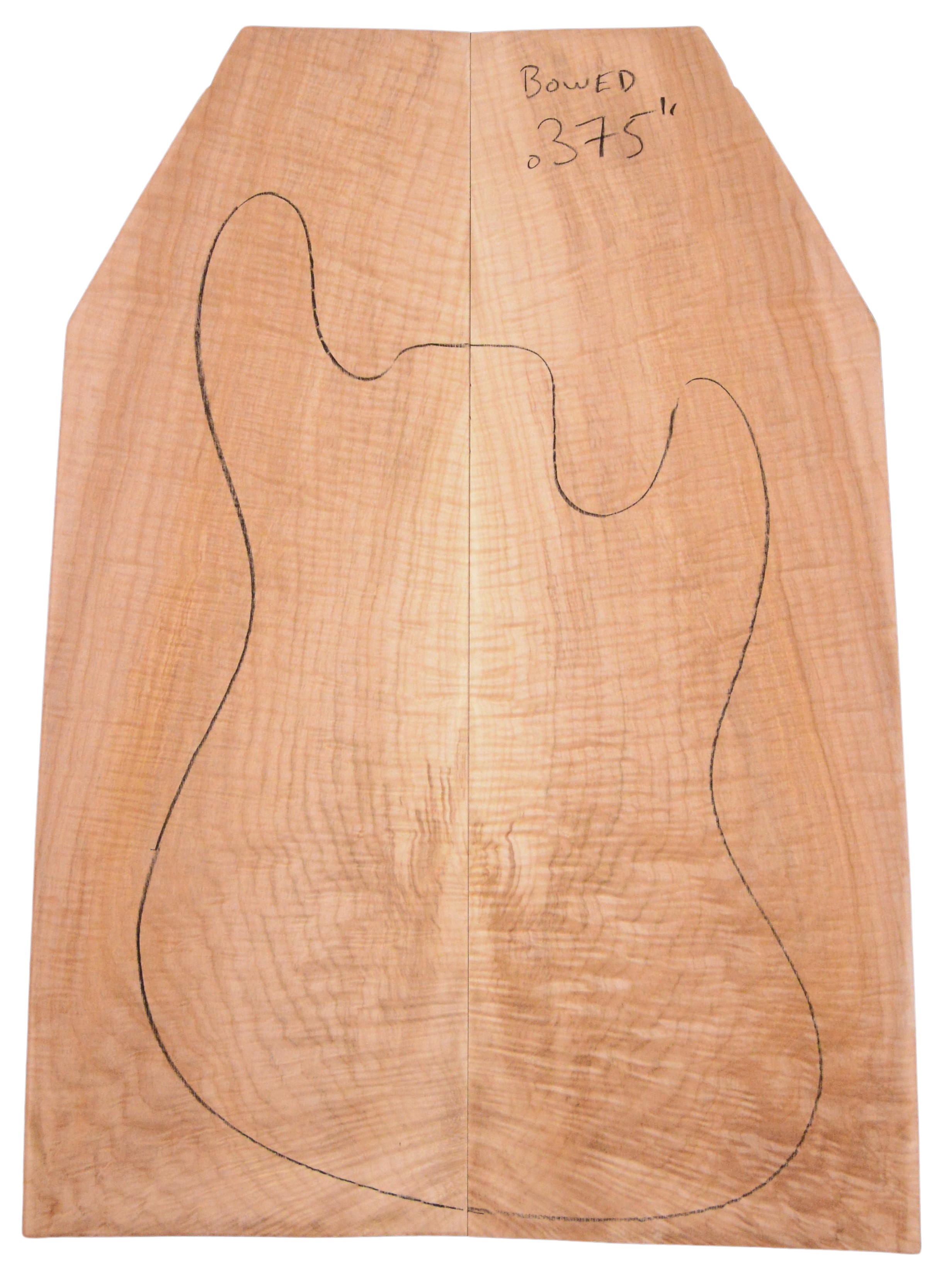 Maple (Big Leaf) GuitarSolidBodyTopATC BLMMX.G.016