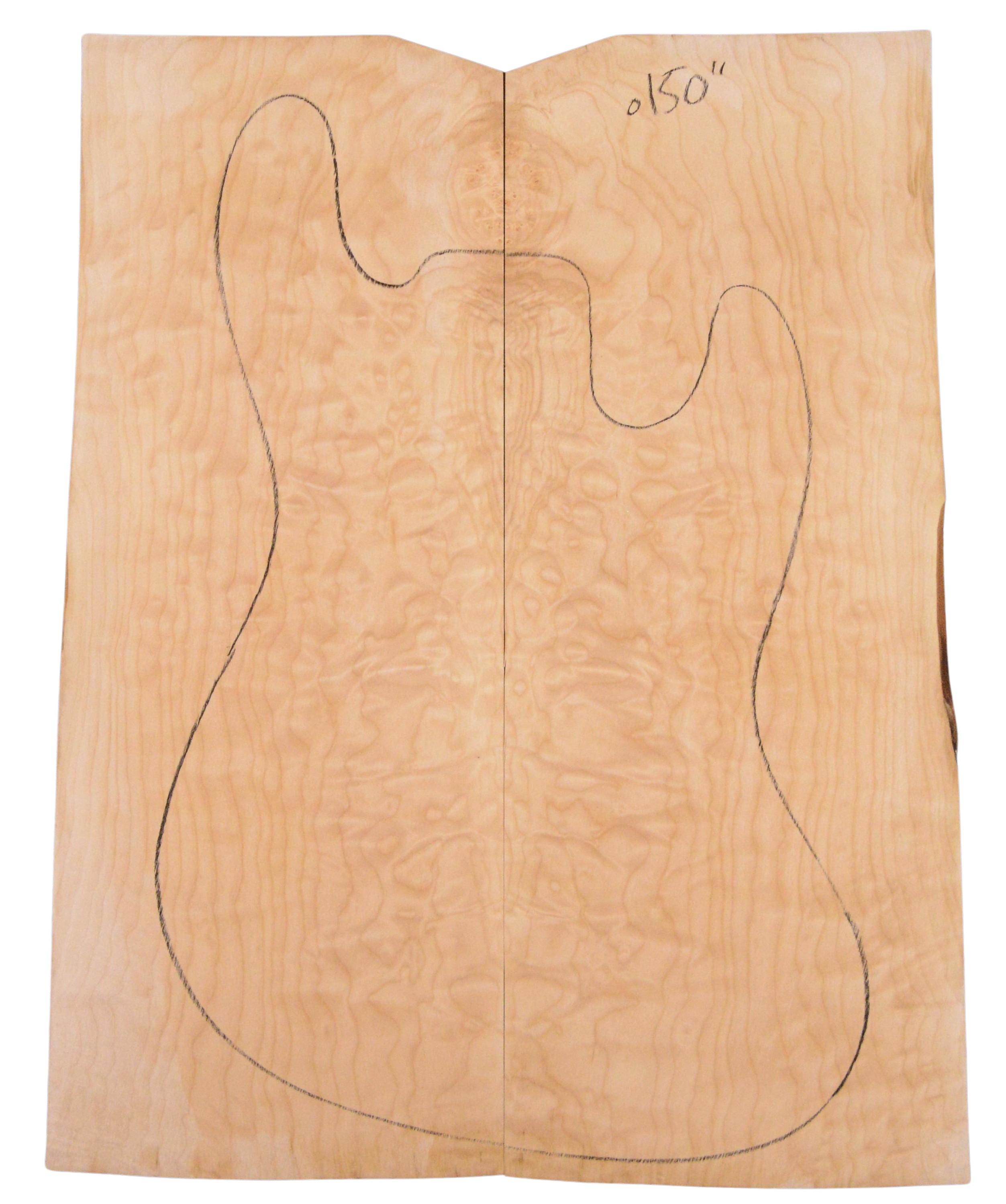 Maple (Big Leaf) GuitarSolidBodyTopATC BLMMX.G.017