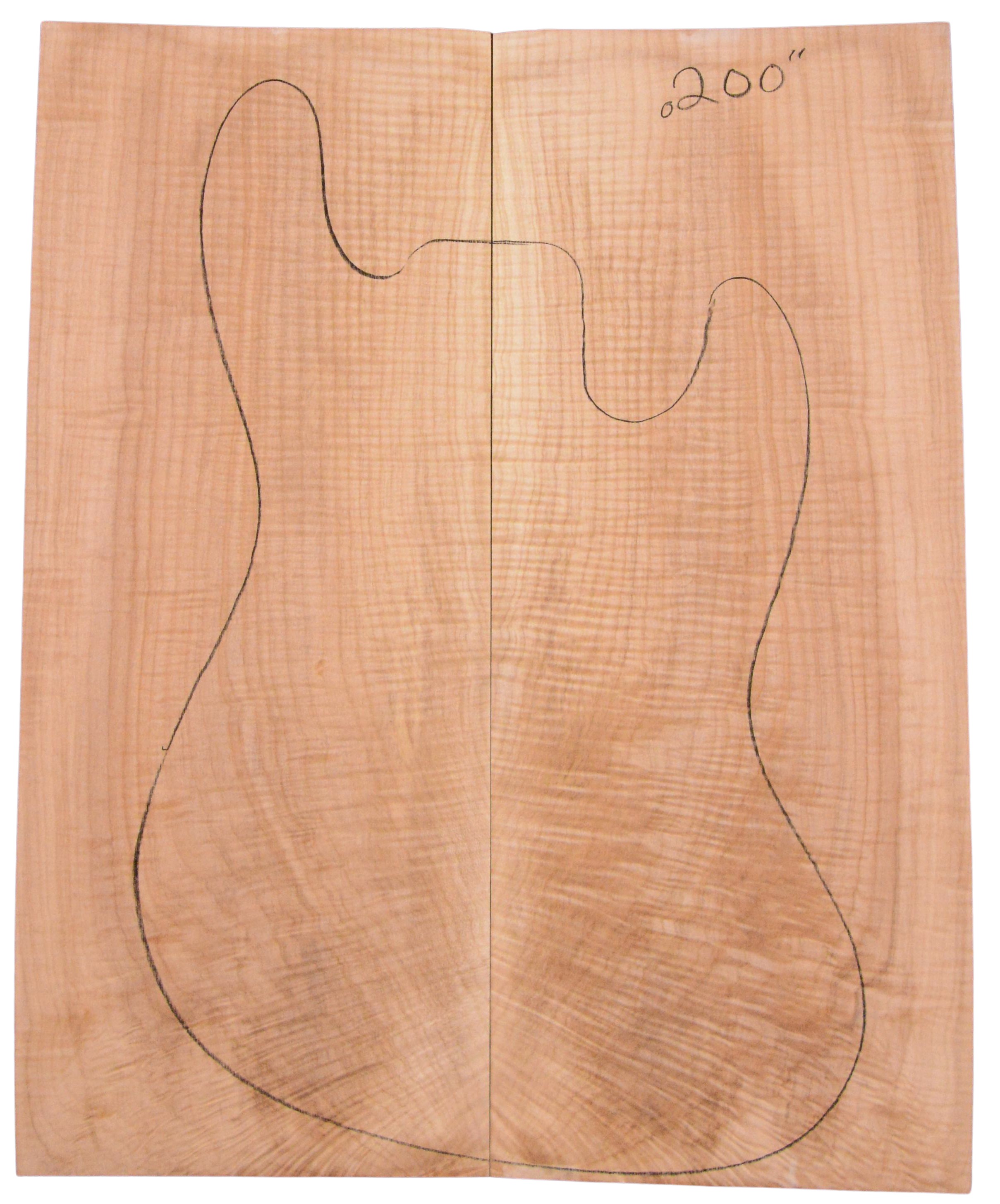 Maple (Big Leaf) GuitarSolidBodyTopATC BLMMX.G.020