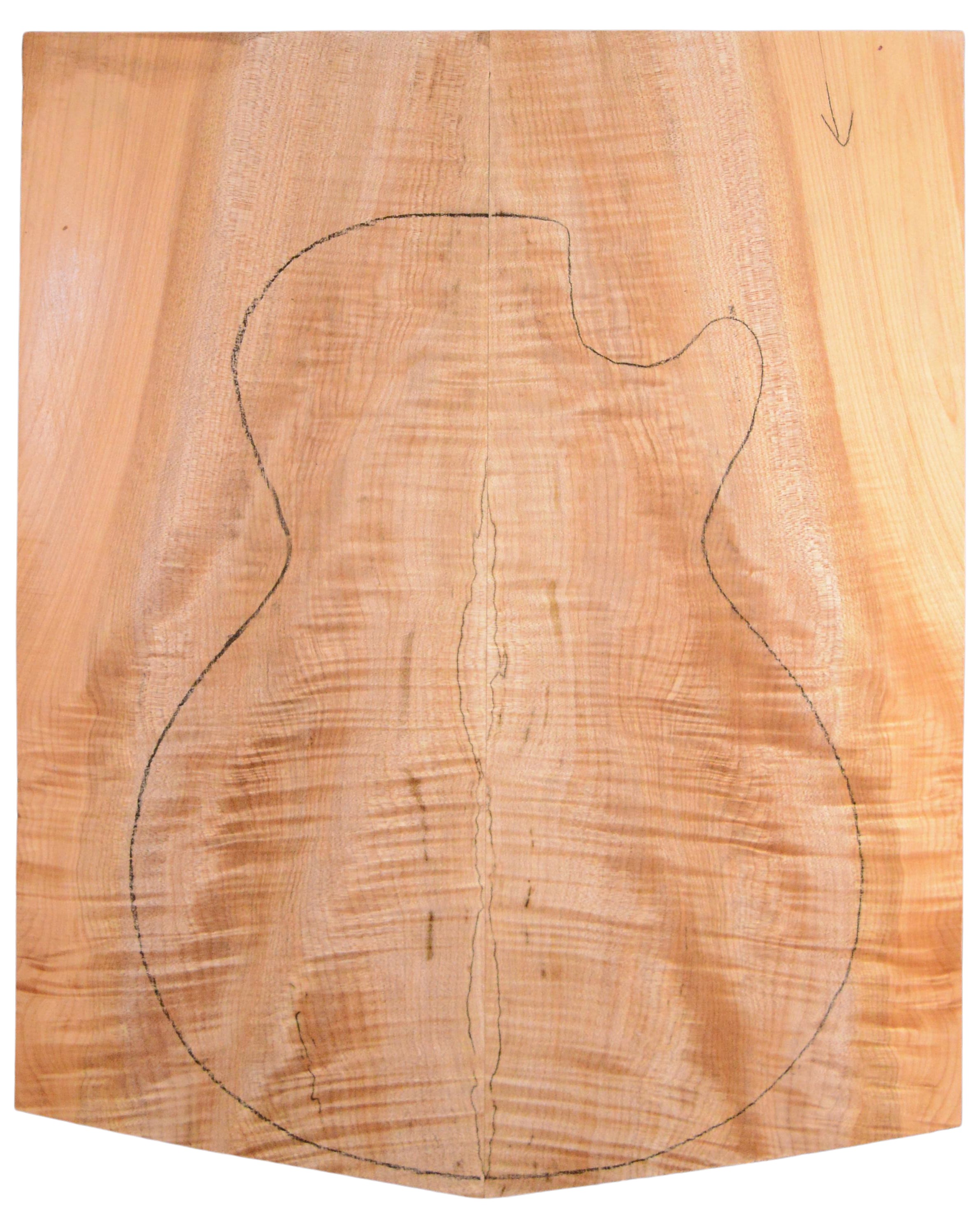 Maple (Big Leaf) GuitarSolidBodyTopATC BLMMX.G.025